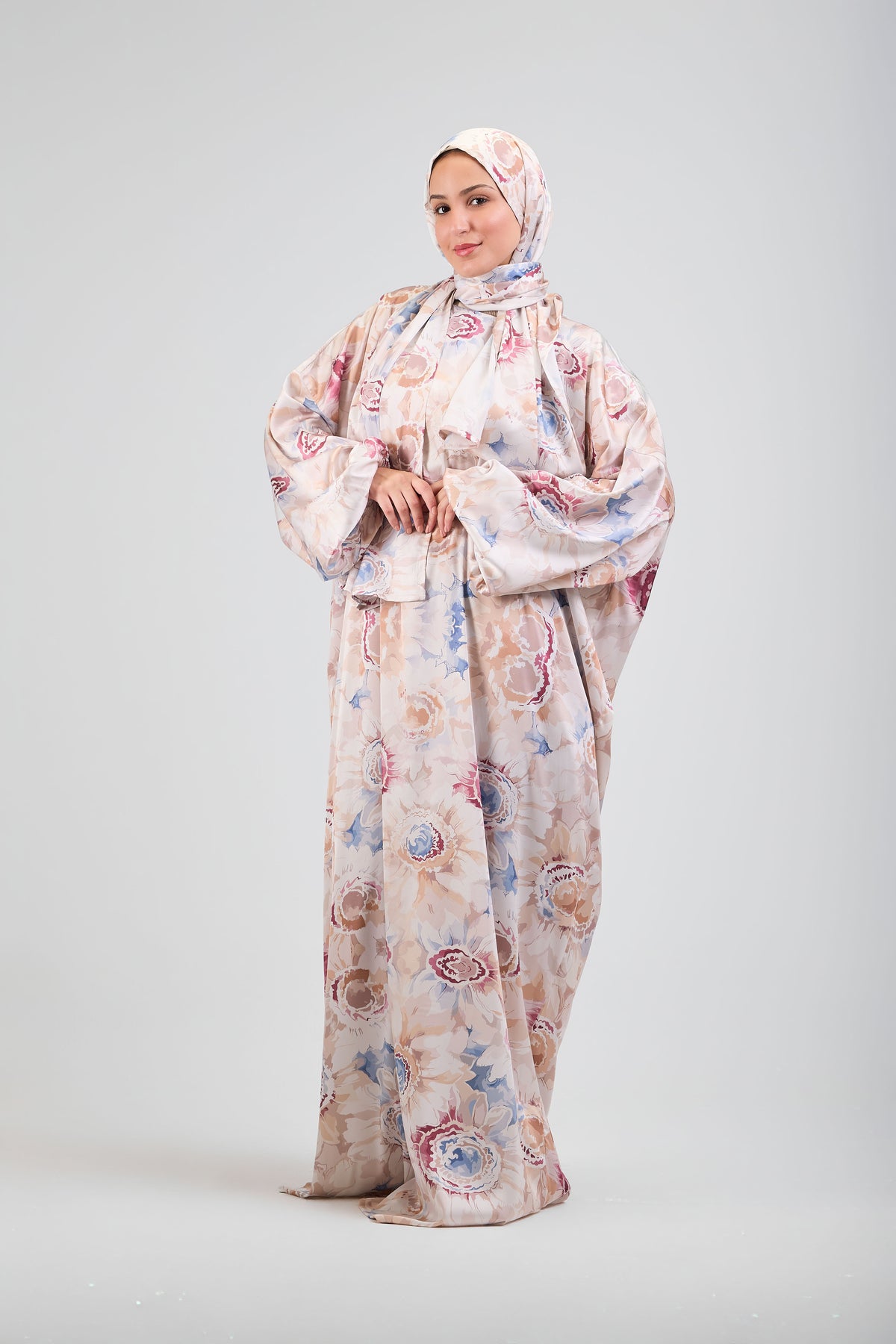 Mira Printed Satin