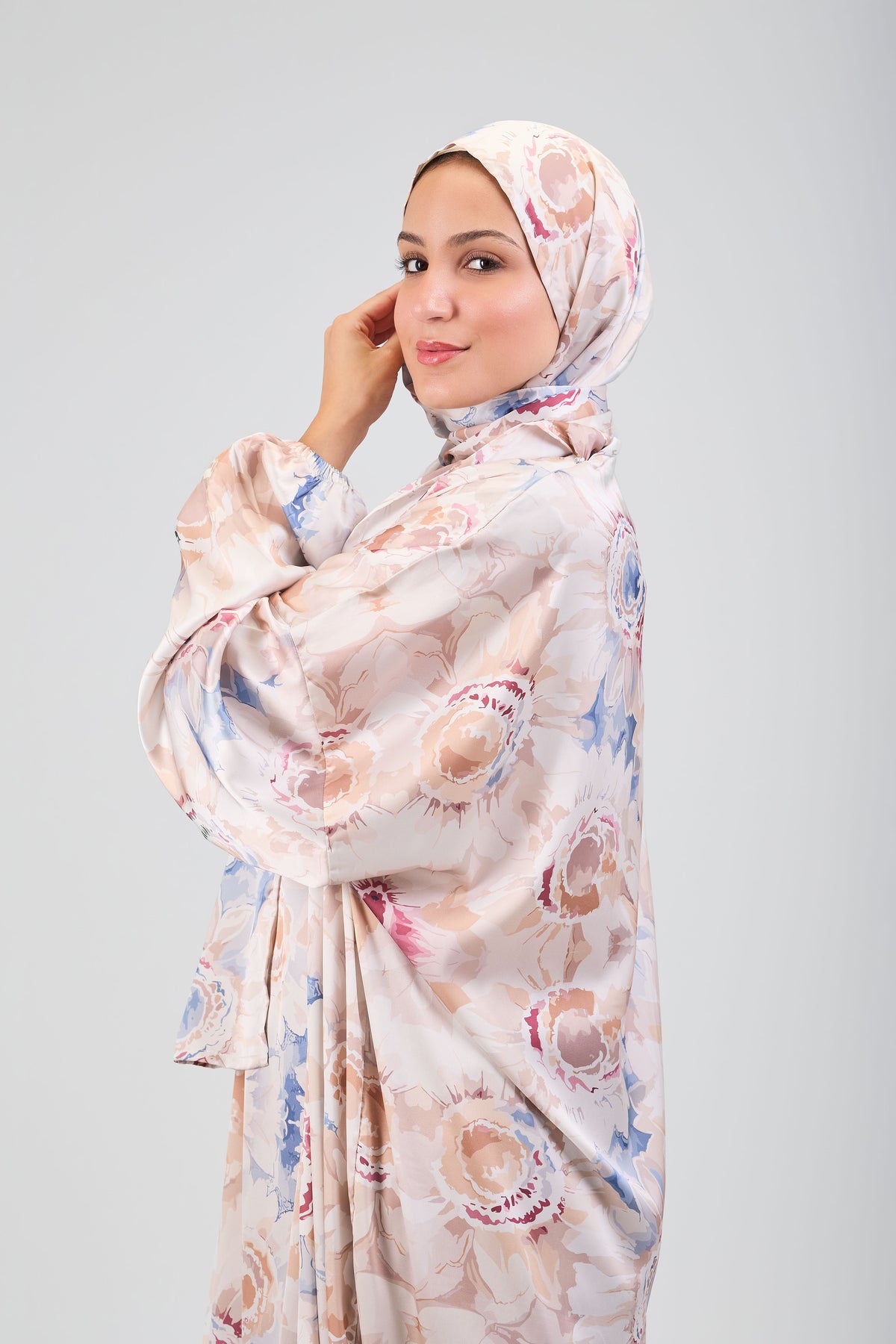 Mira Printed Satin