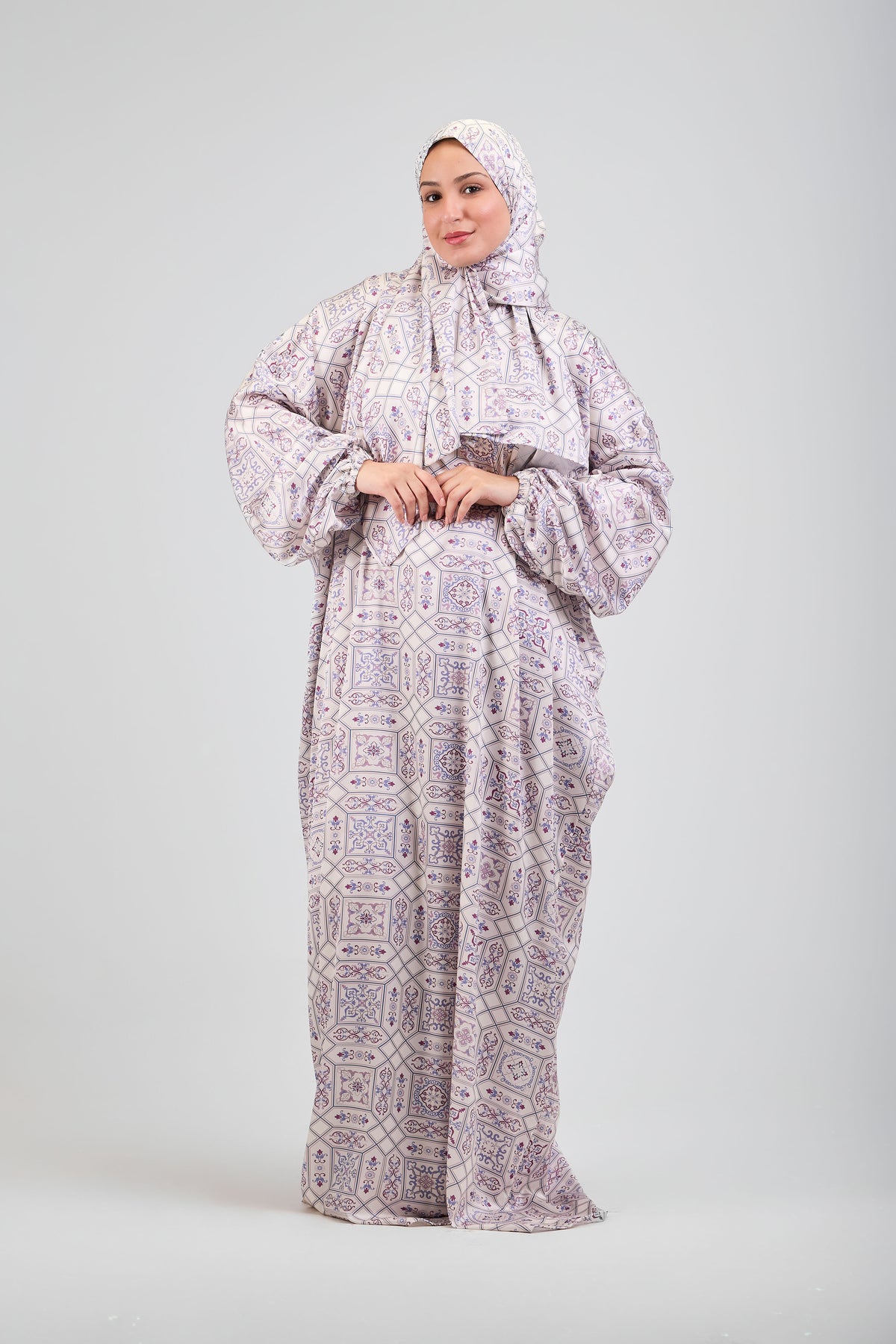 Zina printed satin