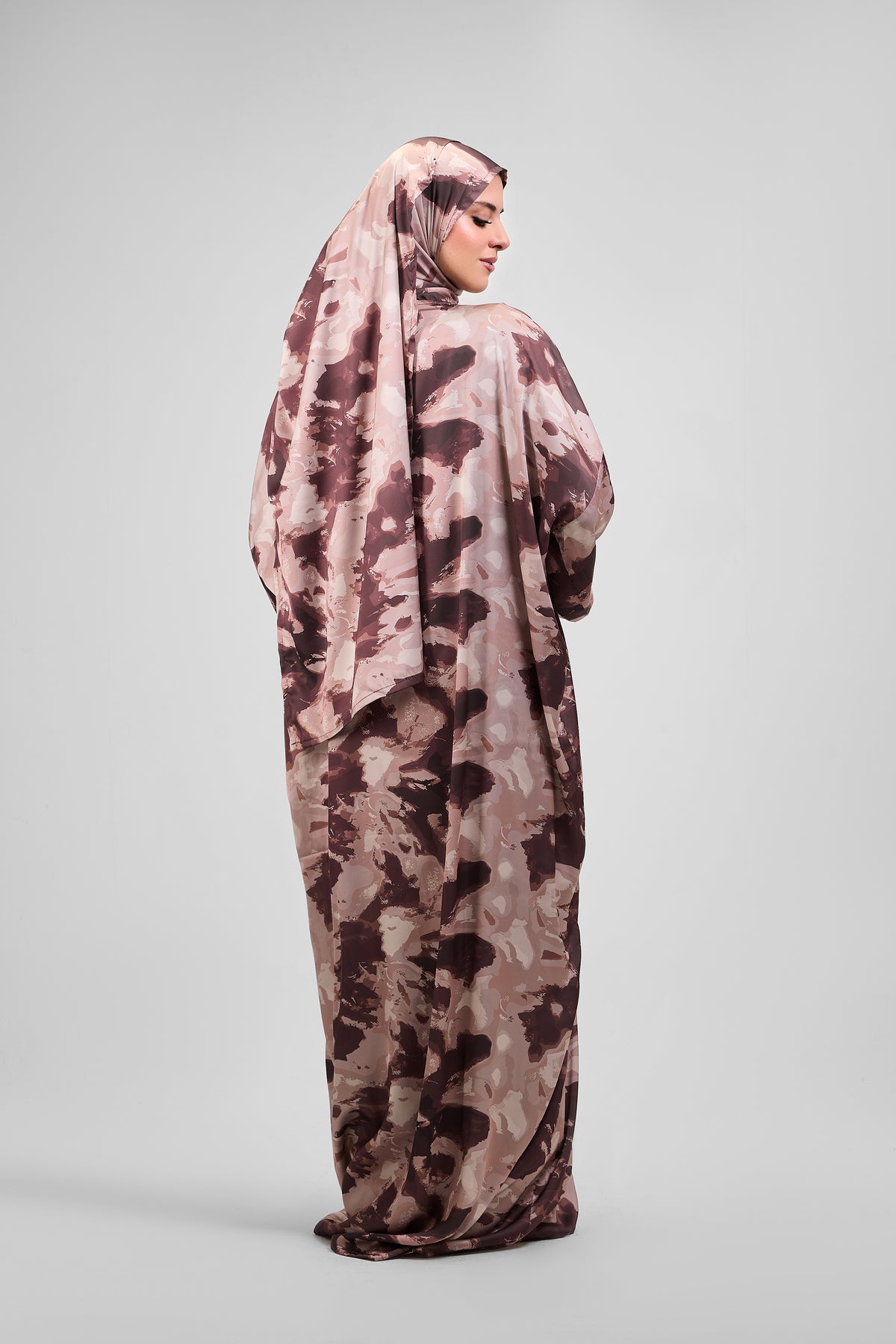 Nay printed satin