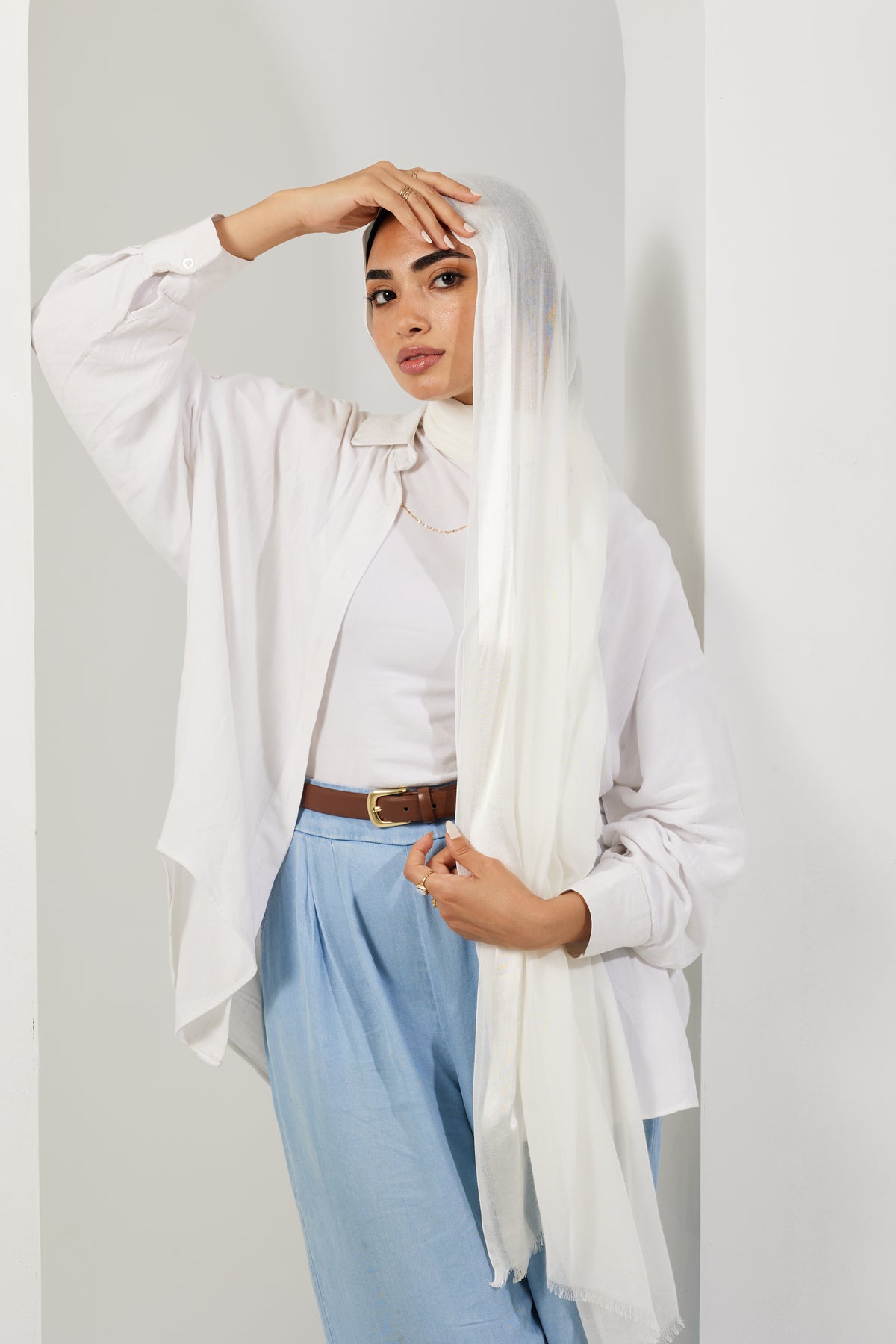 White shash Satin