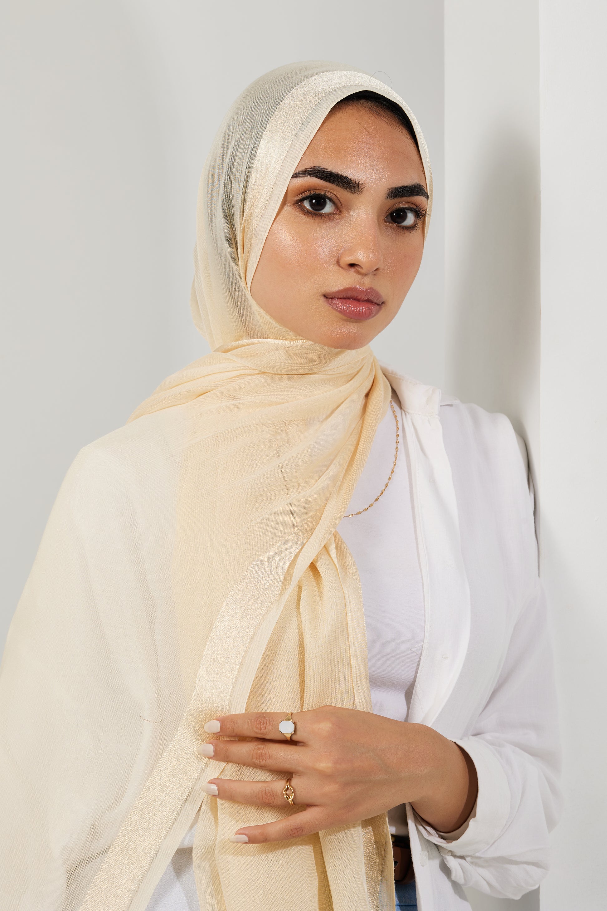 Champagne shash Satin