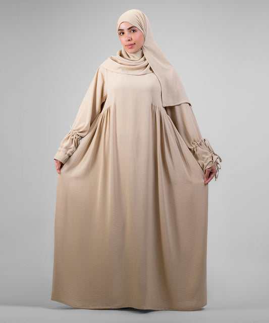 Beige Taleen Abaya