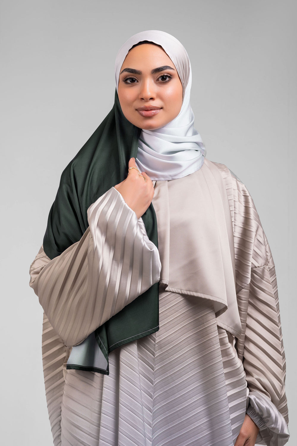 Pleated Satin
