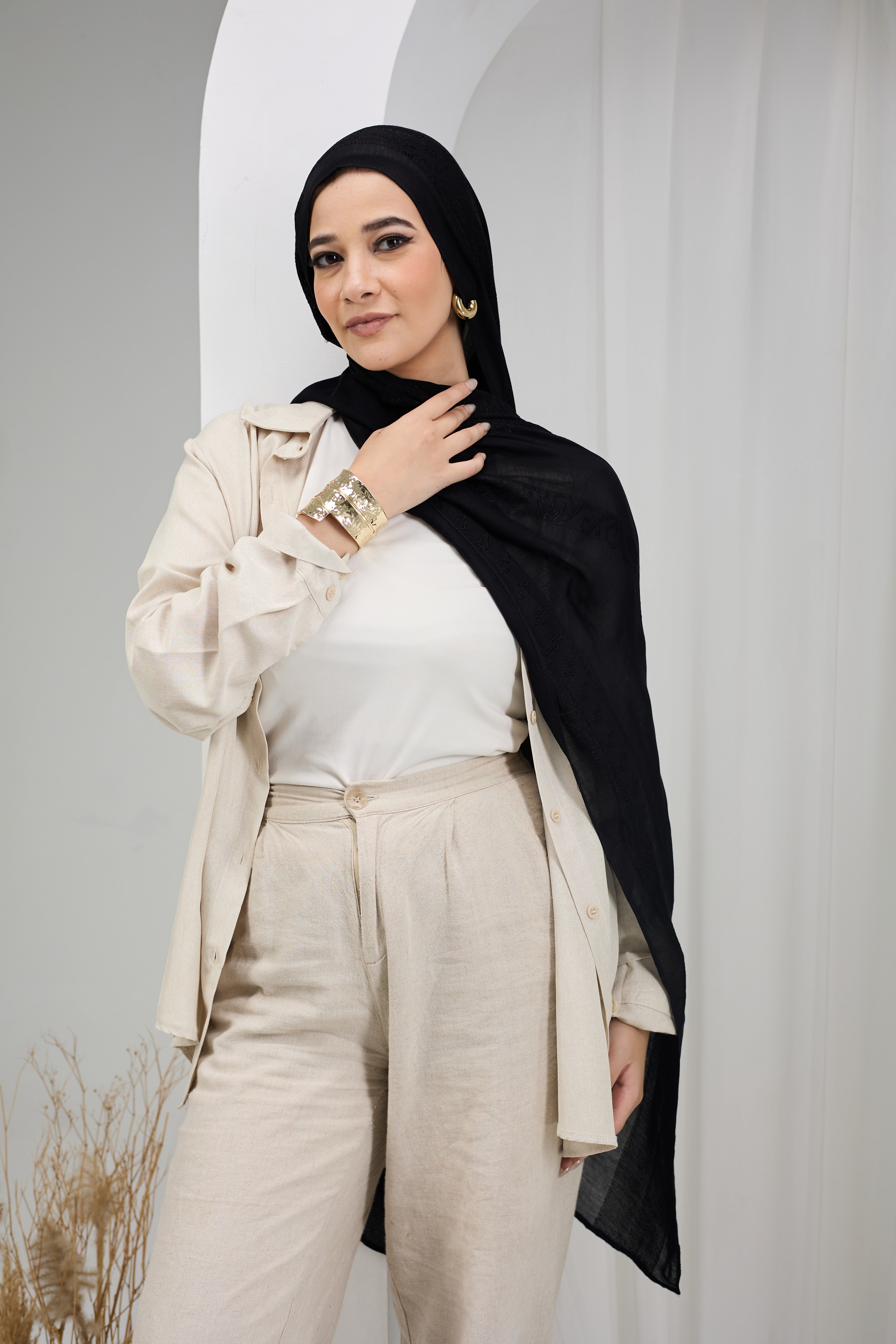 Black Handmade cotton