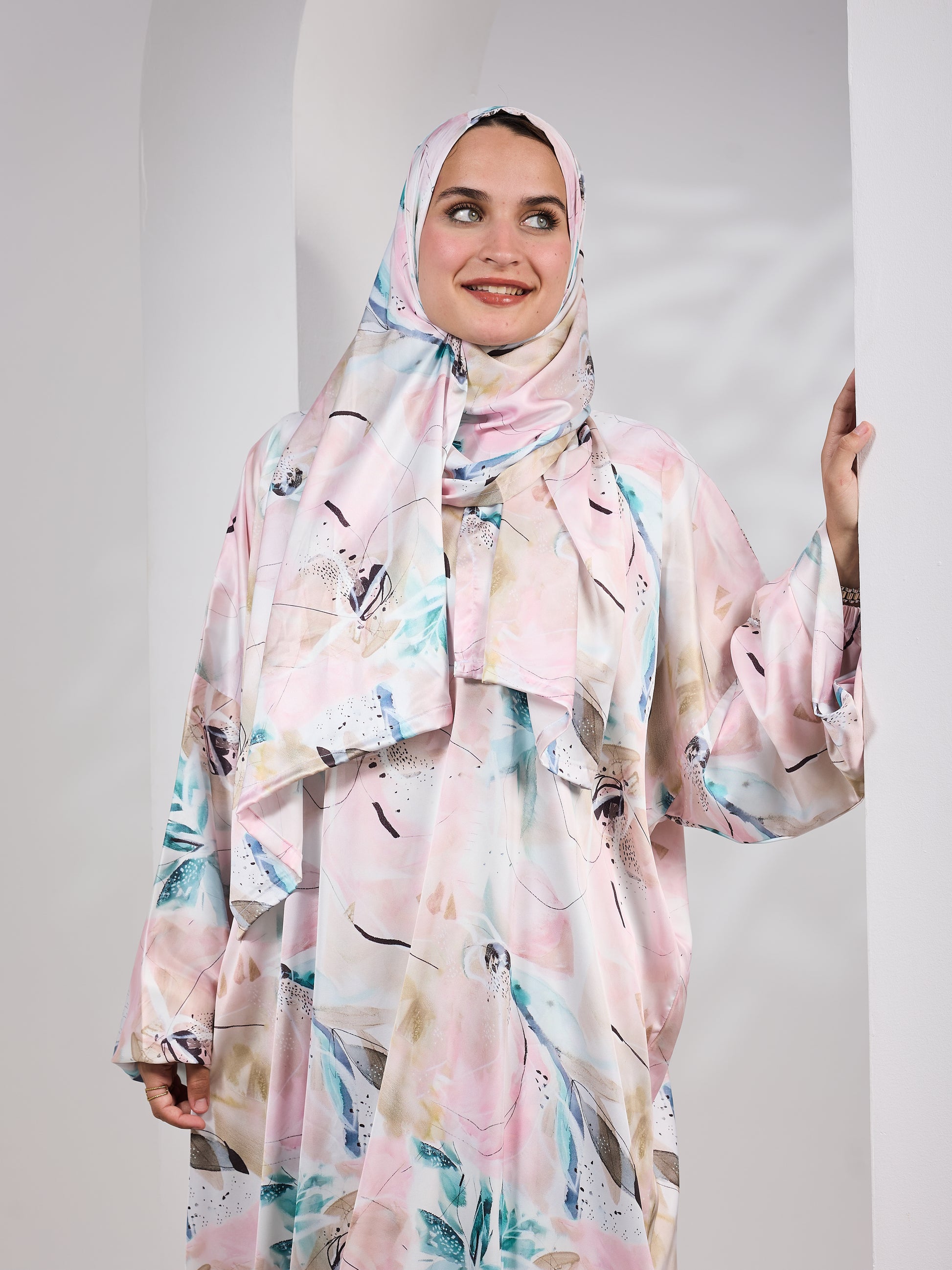 Fareedah Printed Satin