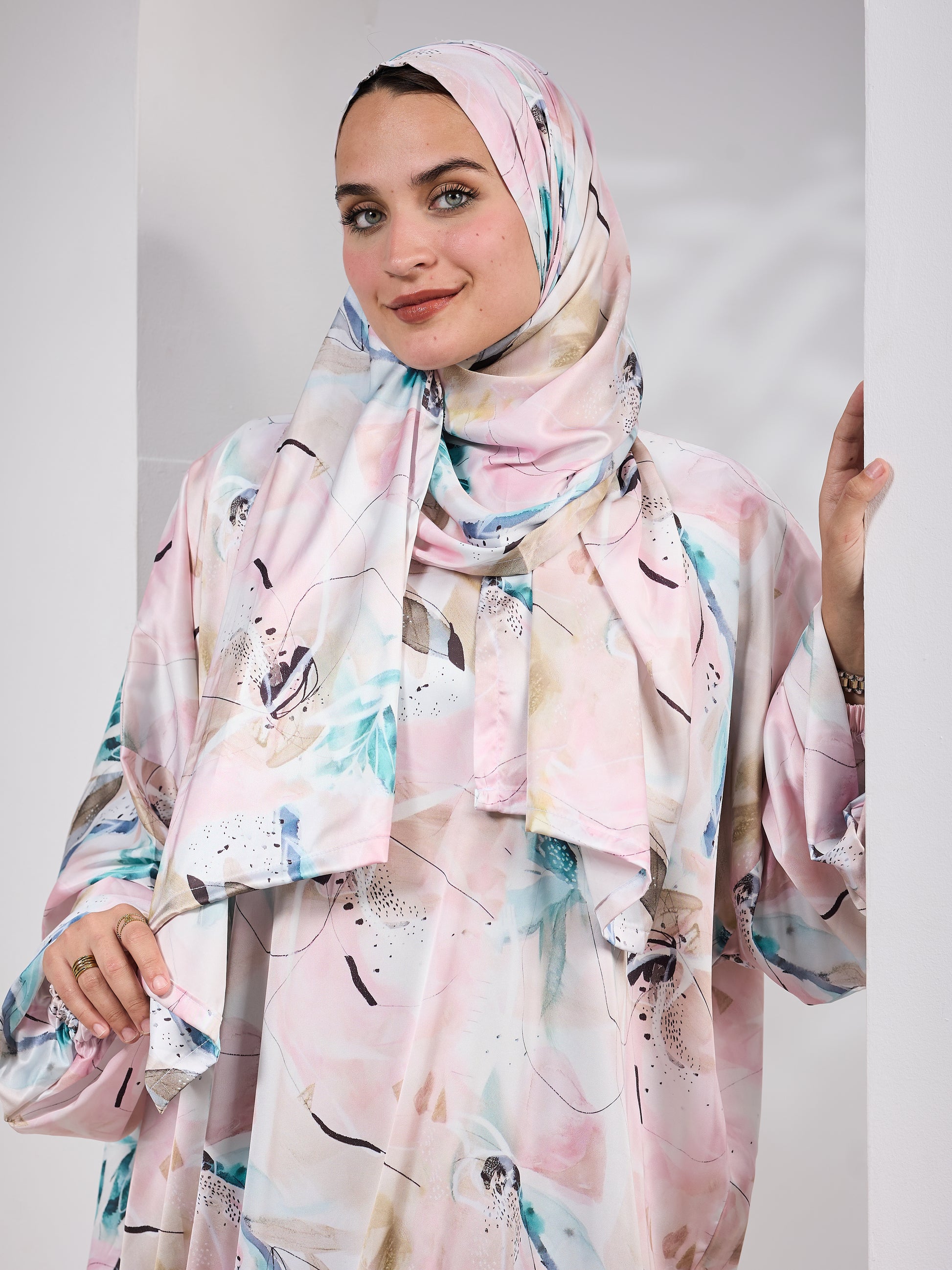 Fareedah Printed Satin