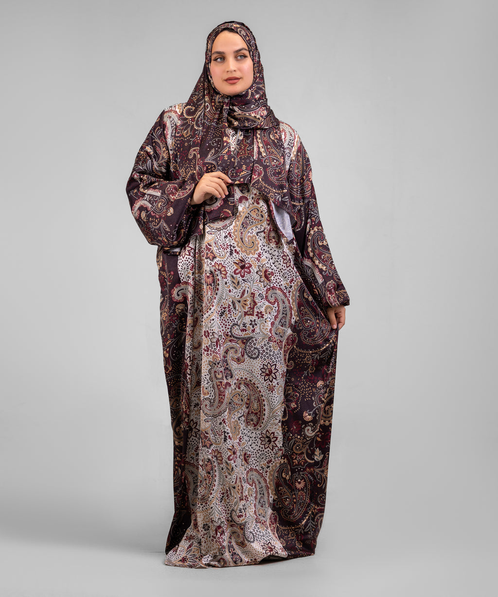 Sidrah Printed Satin