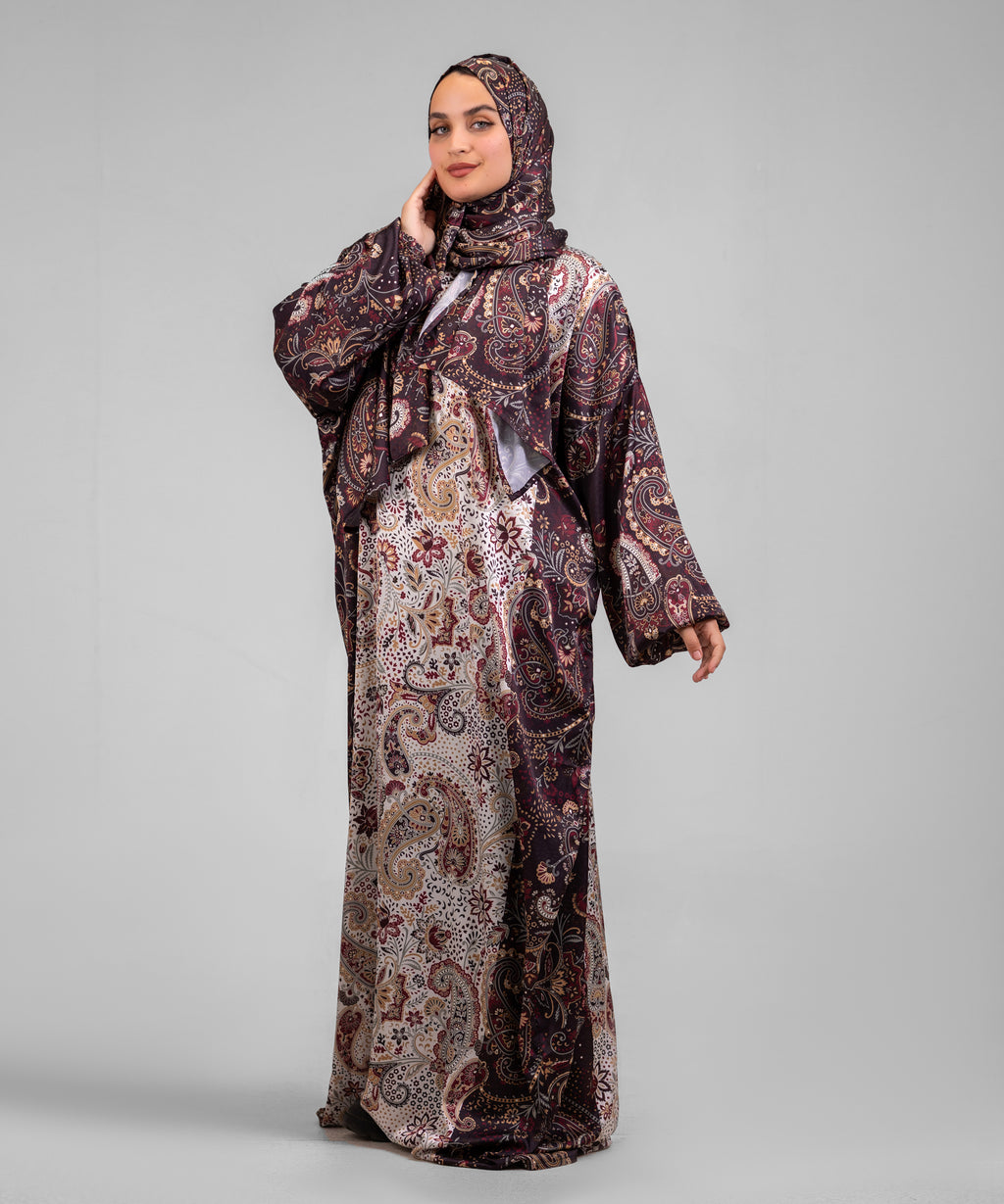 Sidrah Printed Satin