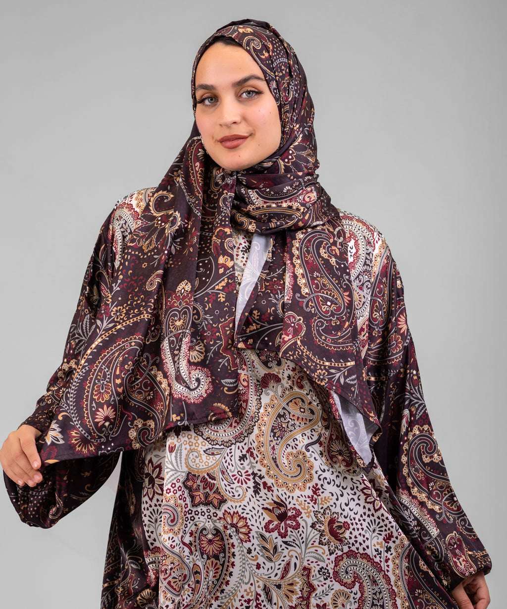 Sidrah Printed Satin