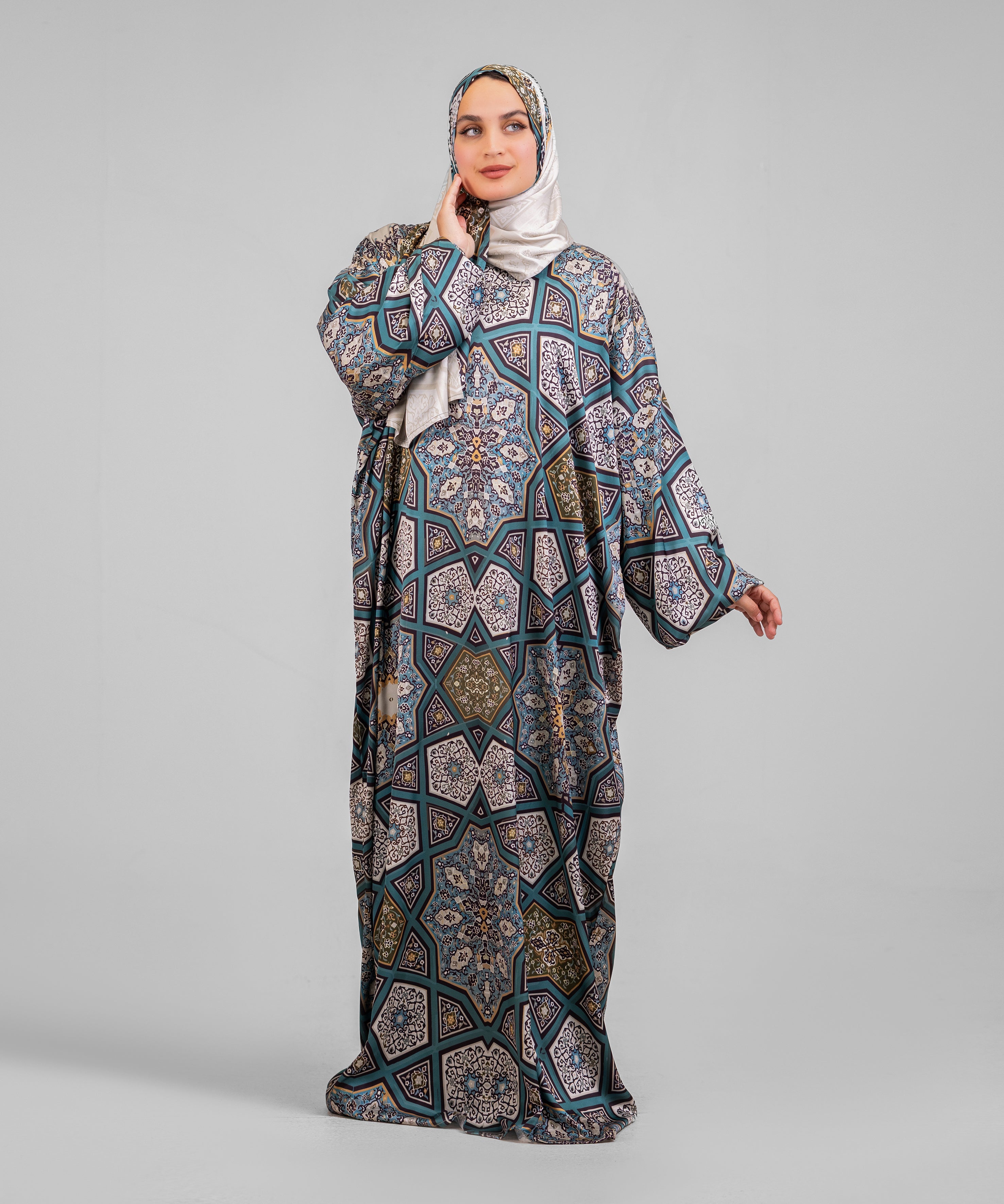 Basirah Printed Satin