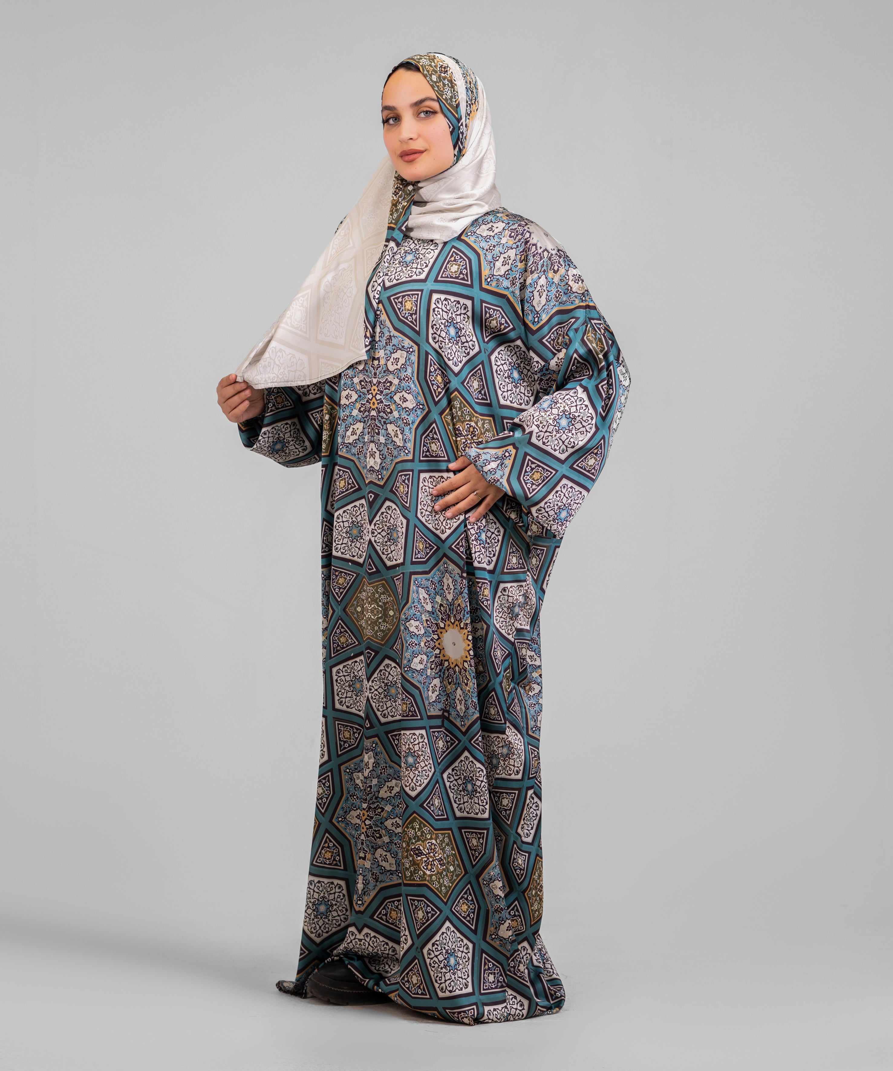 Basirah Printed Satin