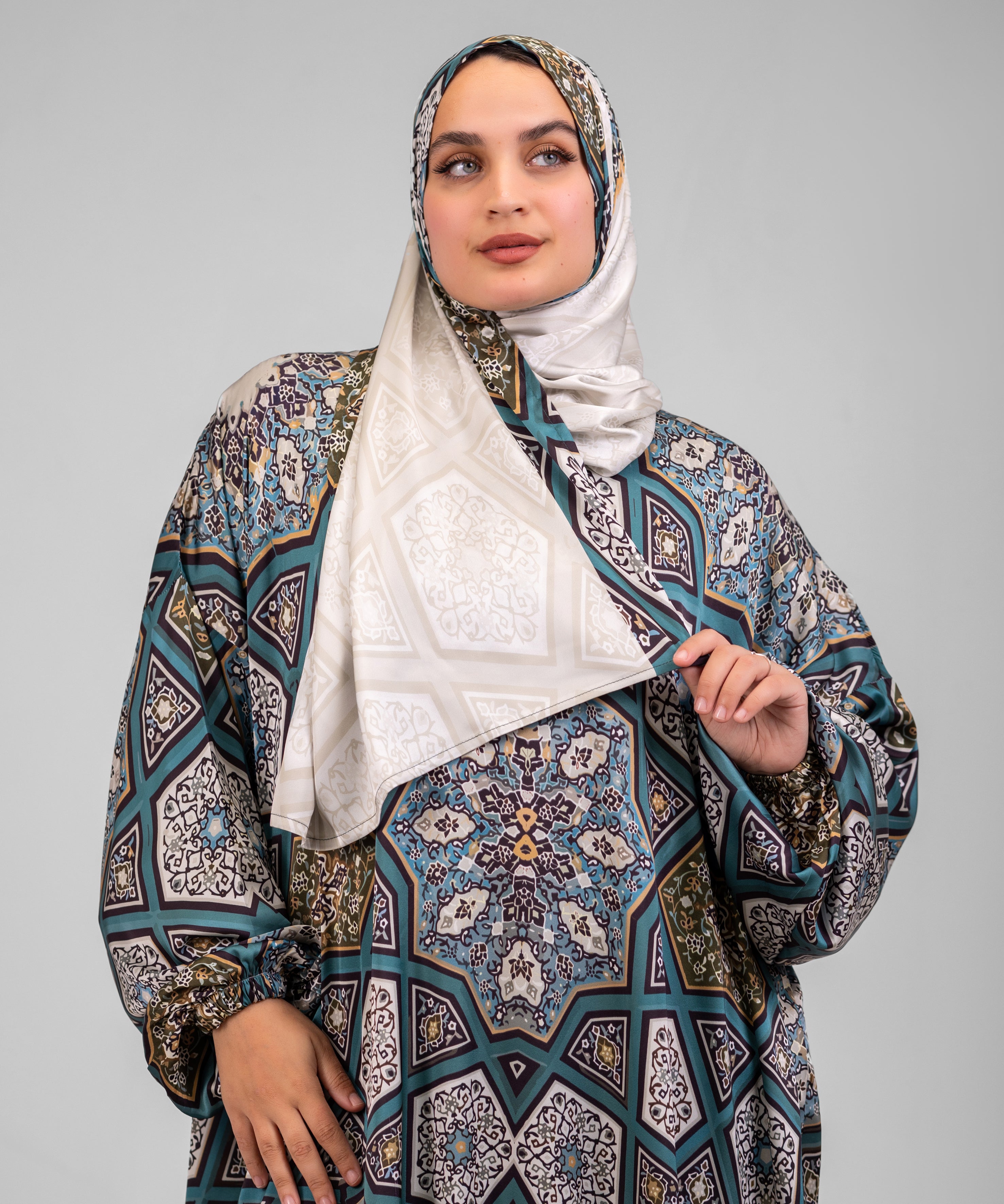 Basirah Printed Satin