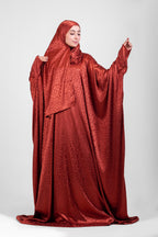 Mandarin Satin Jacquard butterfly