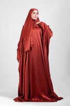 Mandarin Satin Jacquard butterfly