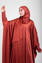 Mandarin Satin Jacquard butterfly