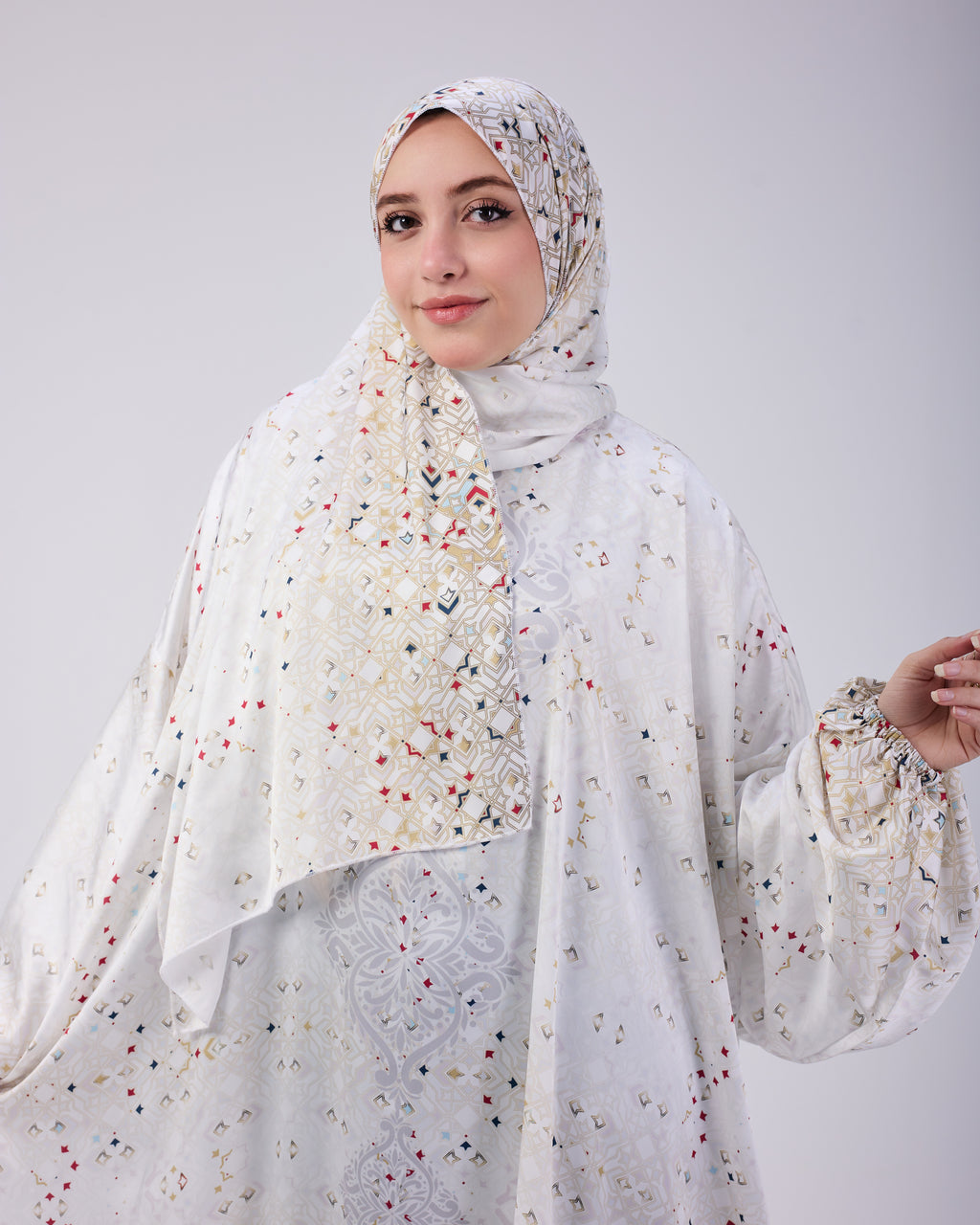 Rahmah Printed Satin