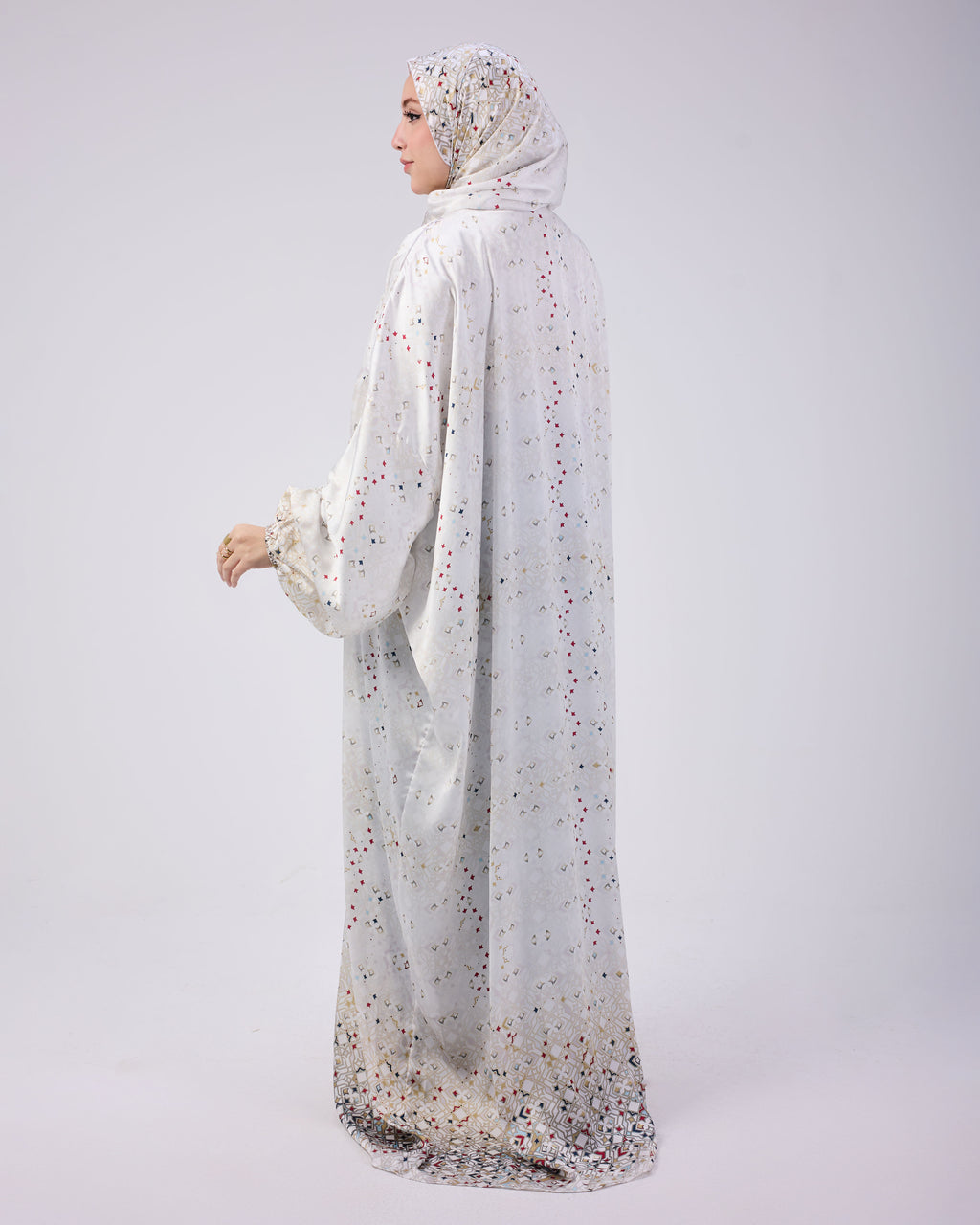 Rahmah Printed Satin