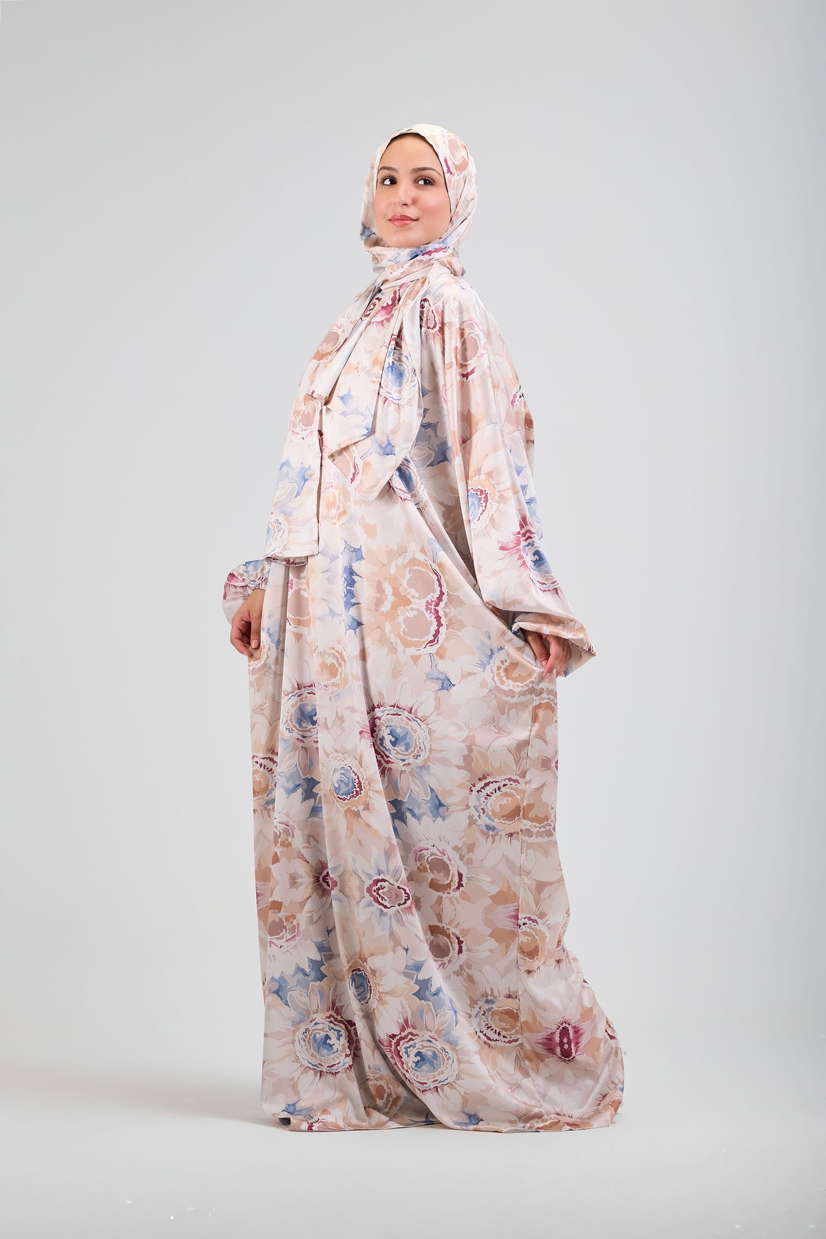 Mira Printed Satin