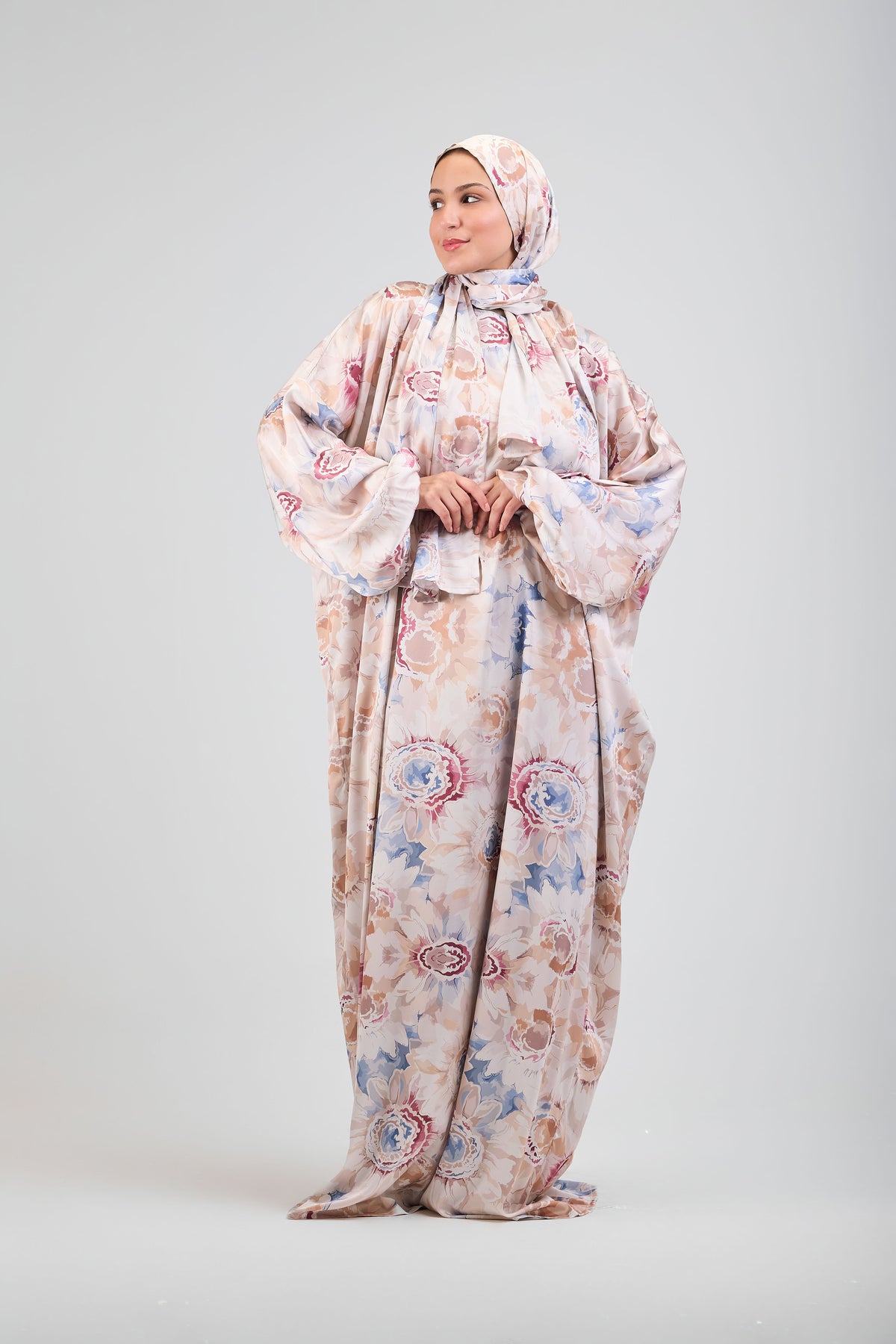 Mira Printed Satin