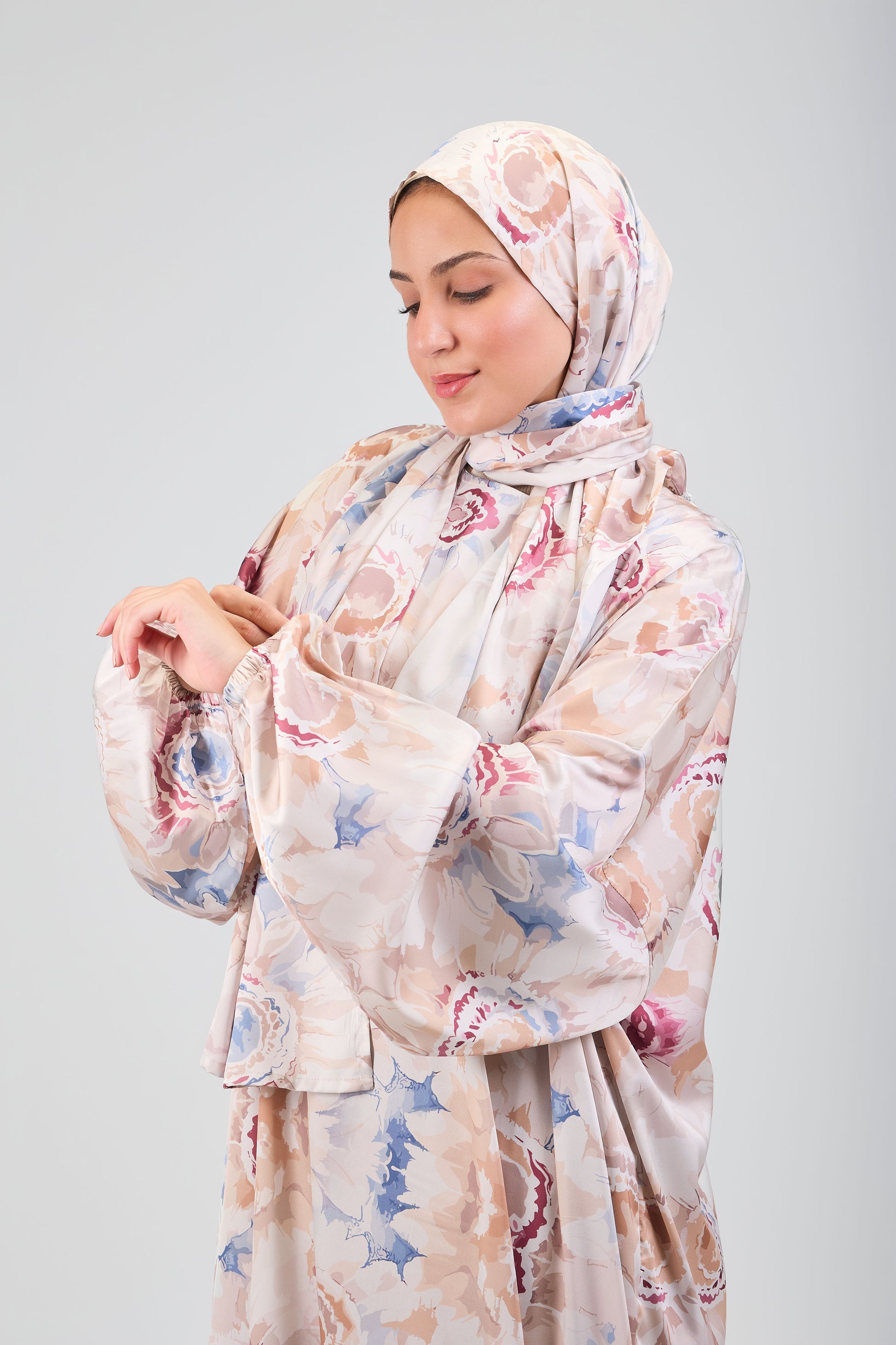 Mira Printed Satin