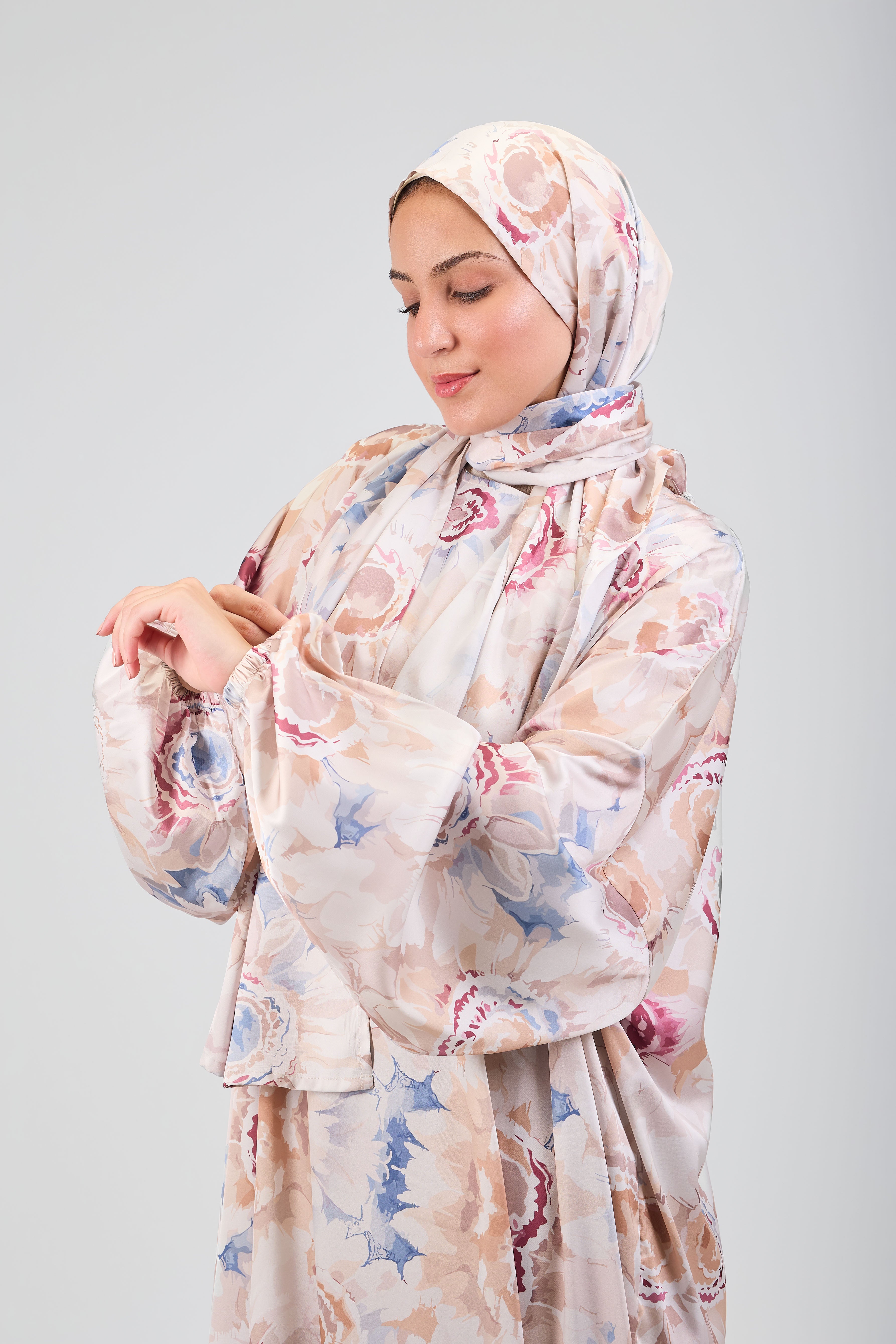Mira Printed Satin