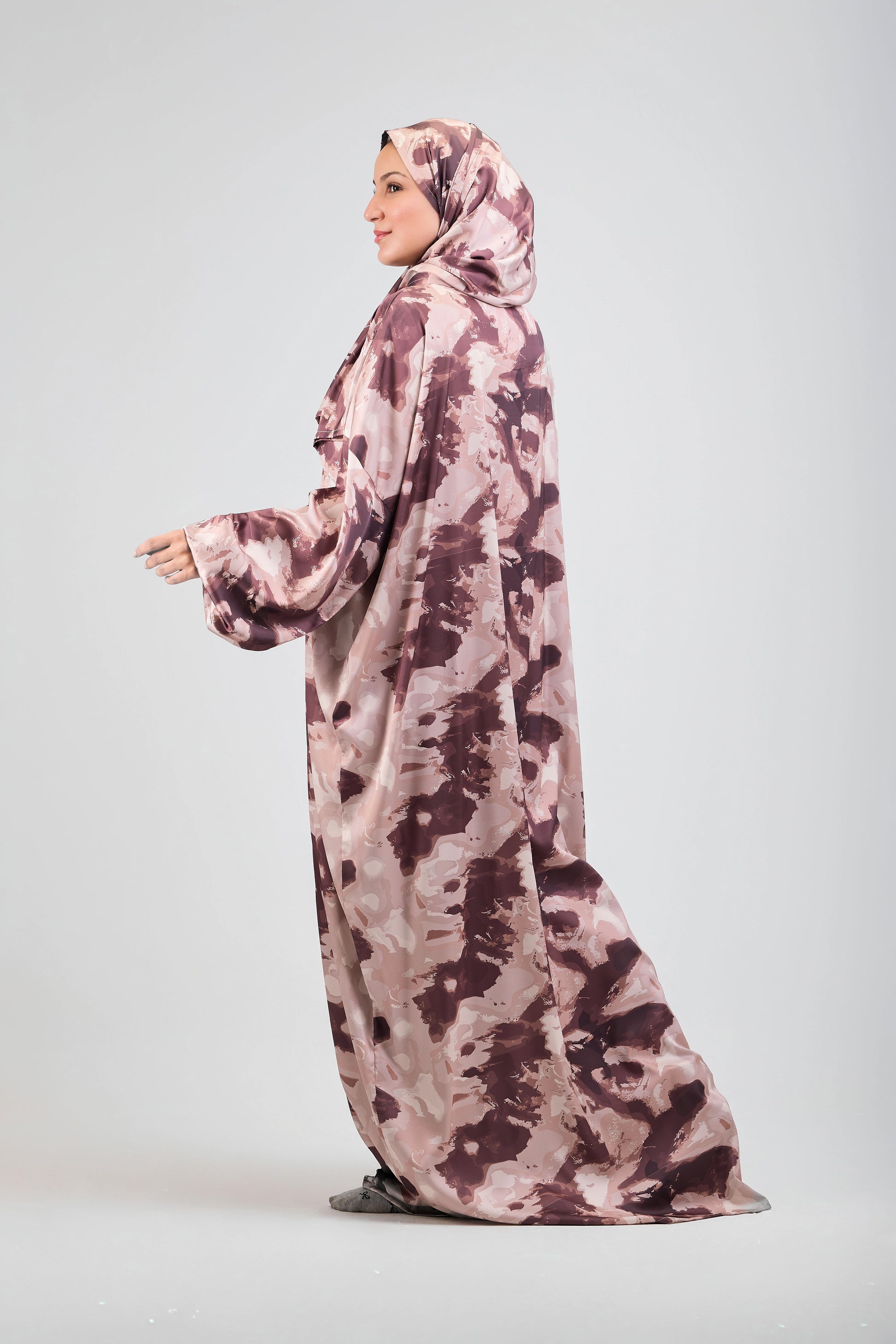 Nay printed satin