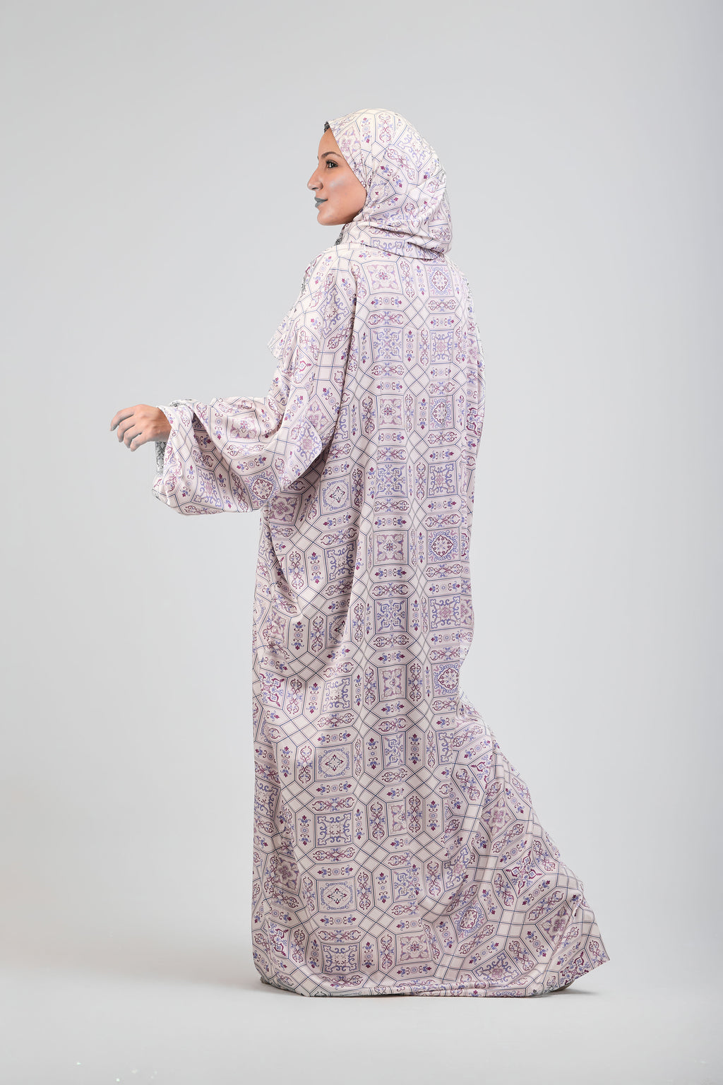 Zina printed satin