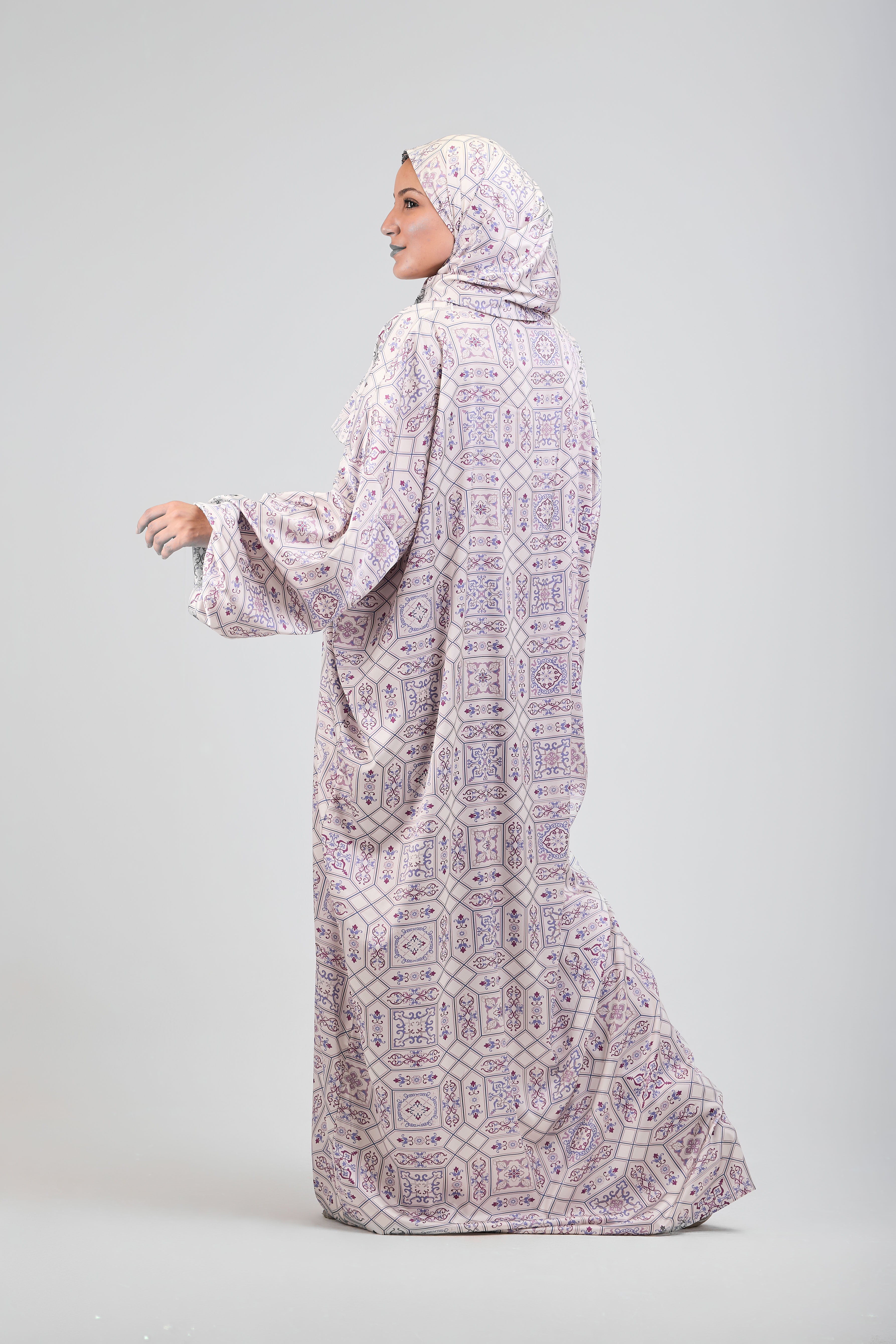 Zina printed satin