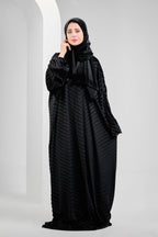 Black Velvet pleated