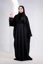 Black Velvet pleated