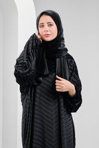 Black Velvet pleated