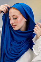 Blue Scarf with Bandana
