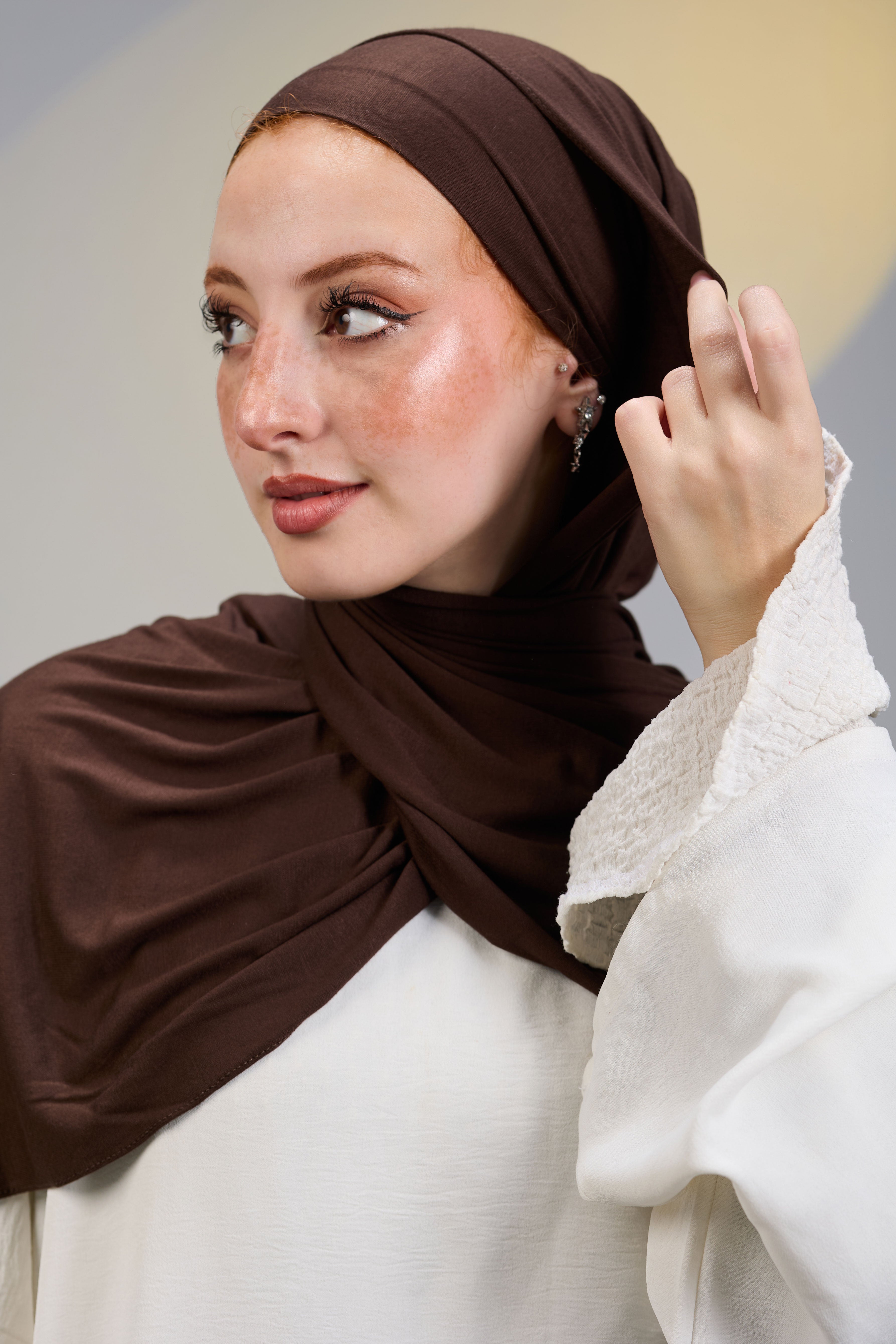 Mocha Scarf with Bandana