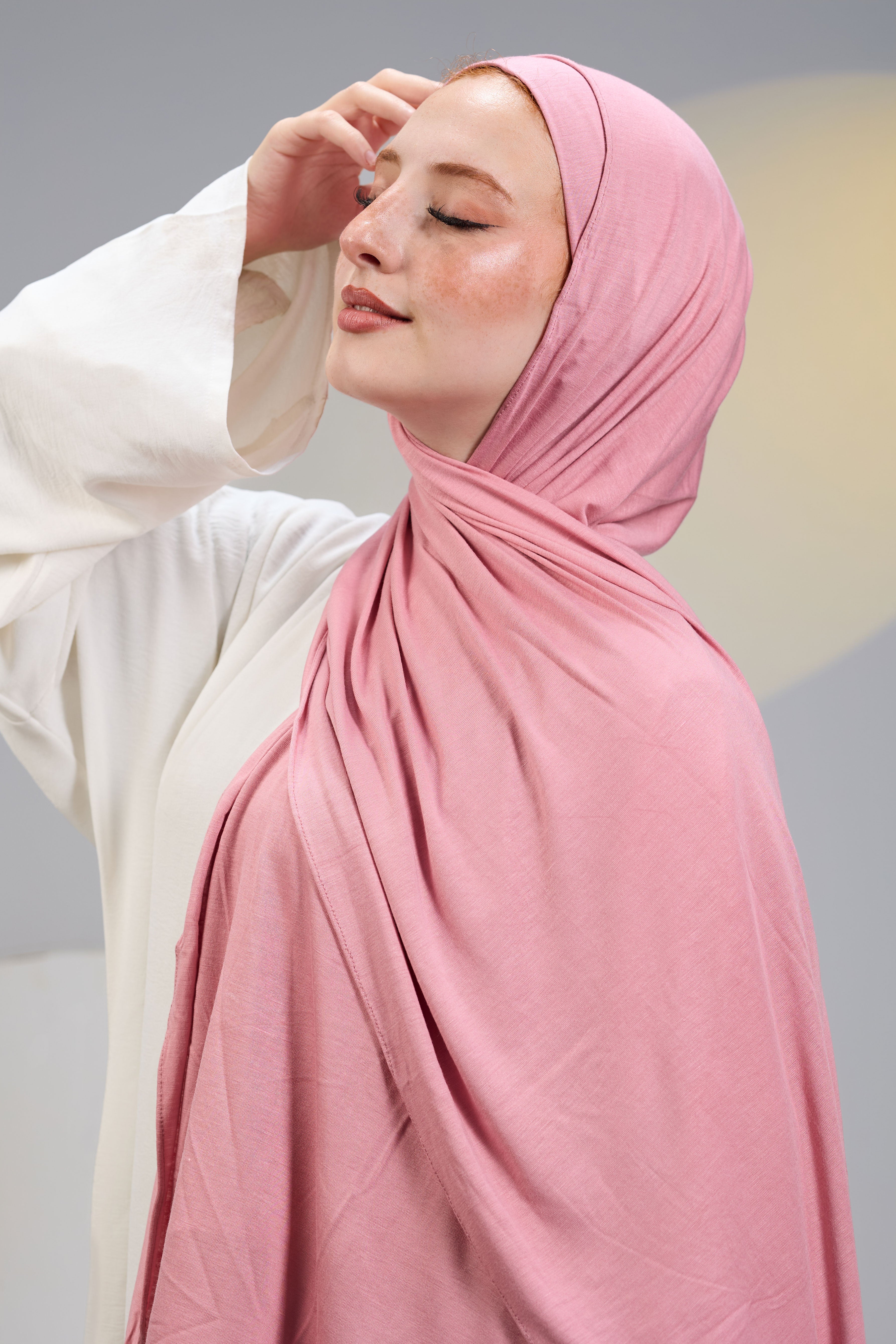 Blush Scarf with Bandana