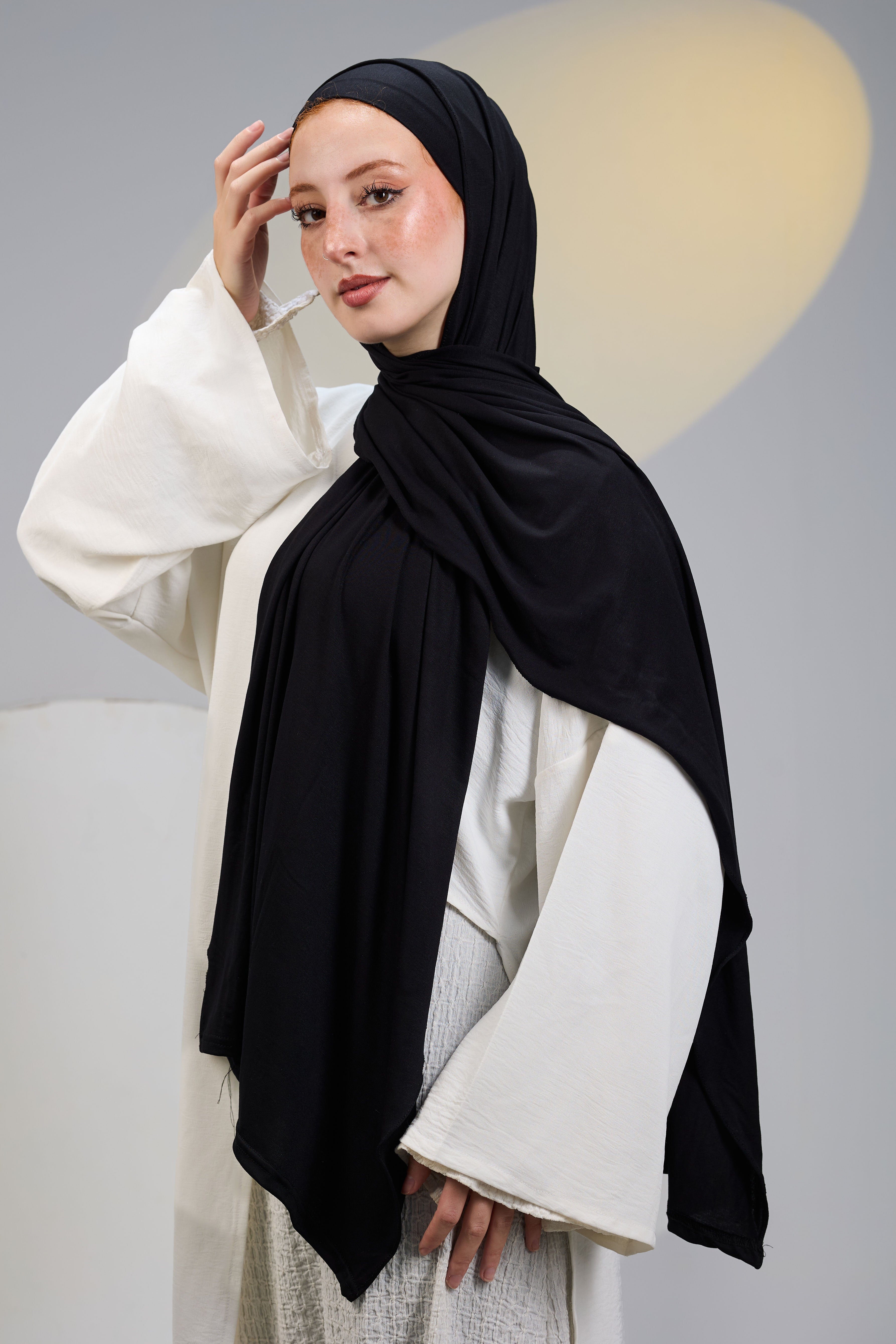 Black Scarf with Bandana