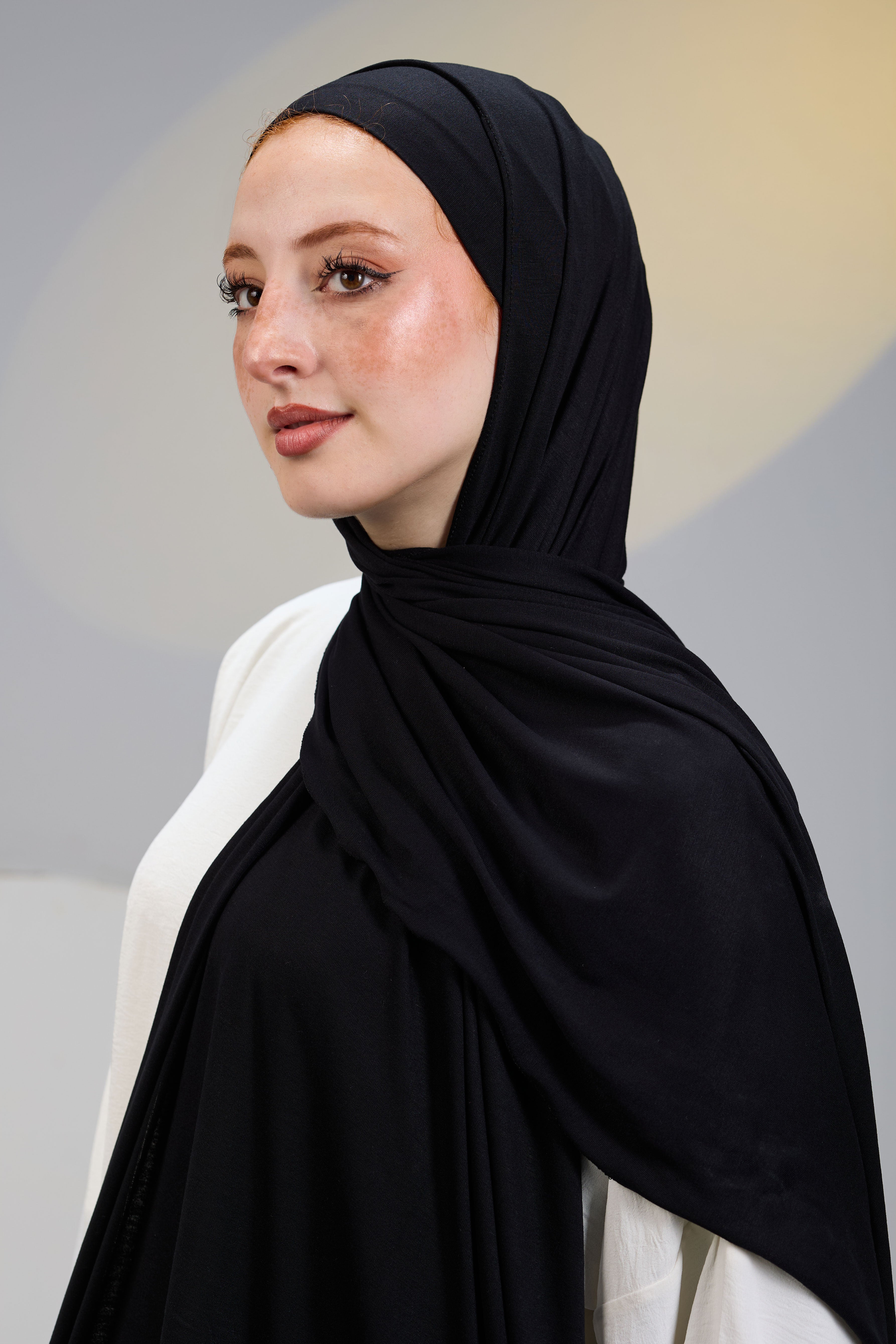 Black Scarf with Bandana