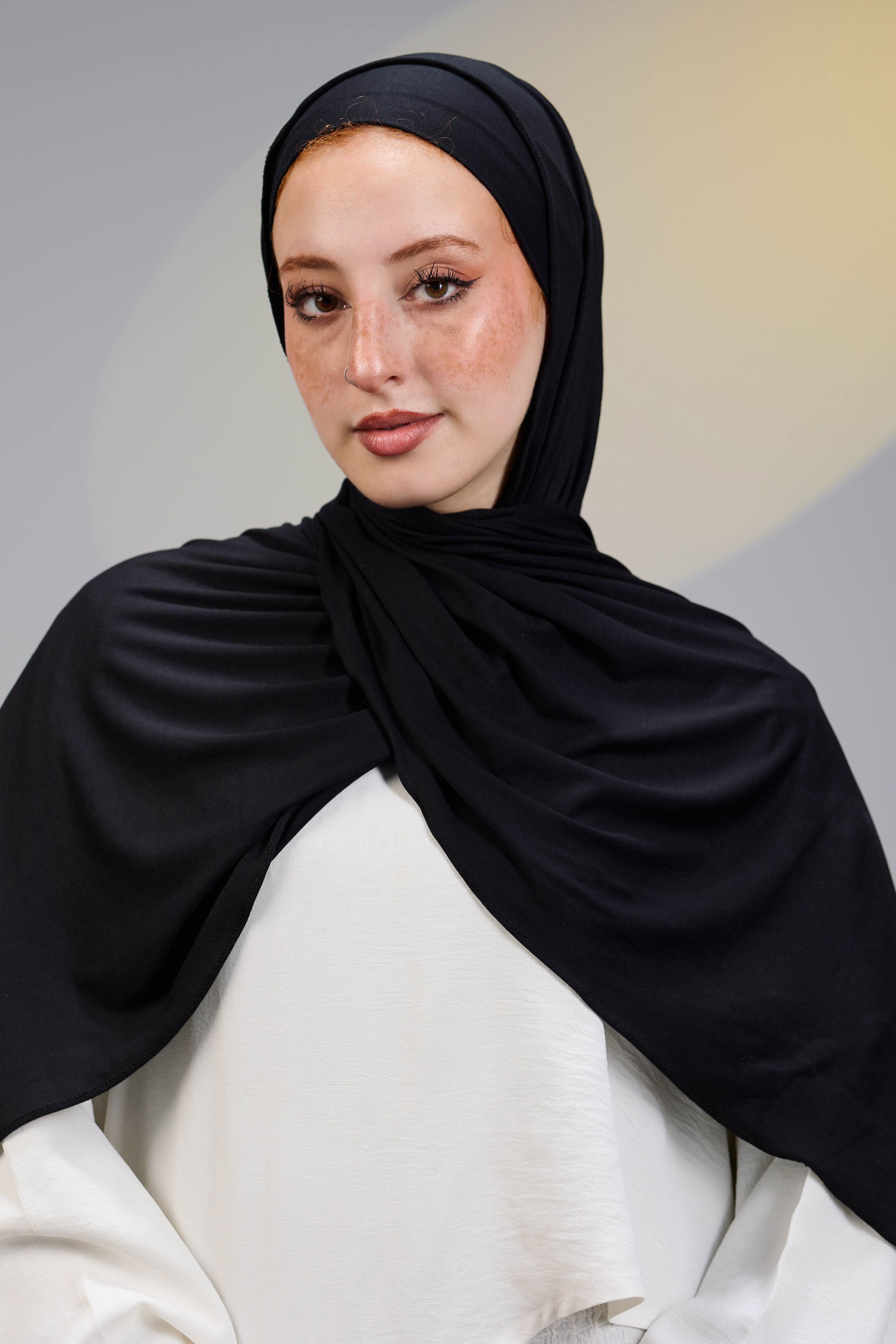 Black Scarf with Bandana