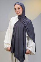 Grey Scarf with Bandana