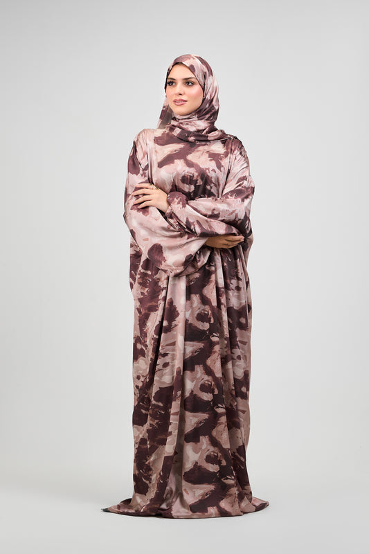 Nay printed satin