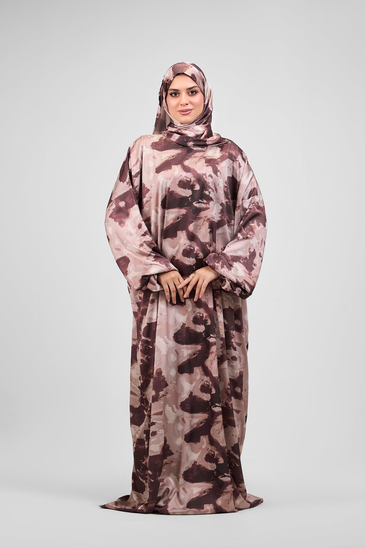 Nay printed satin