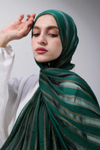 Green Gold Satin shash