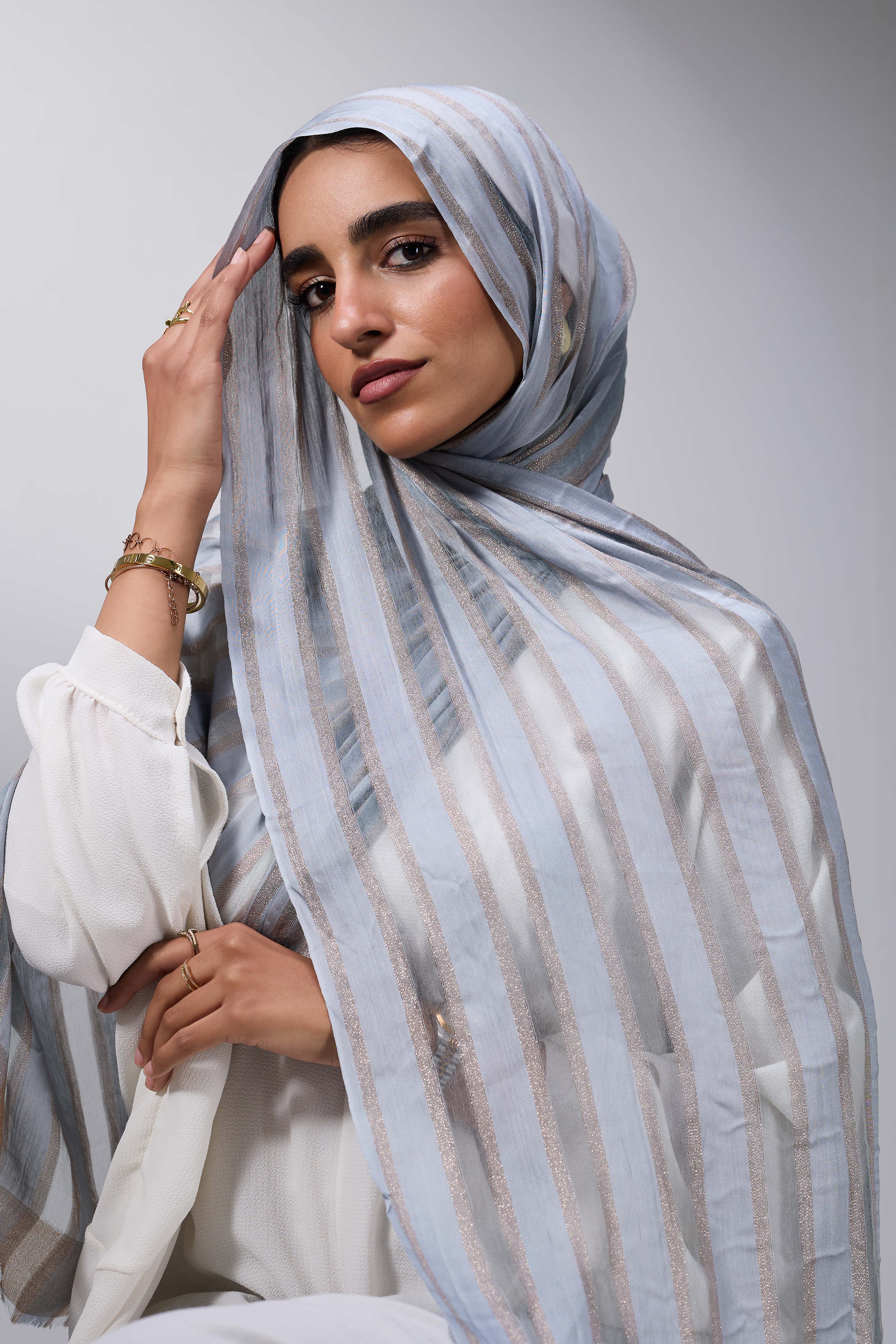 Concrete Gold Satin shash