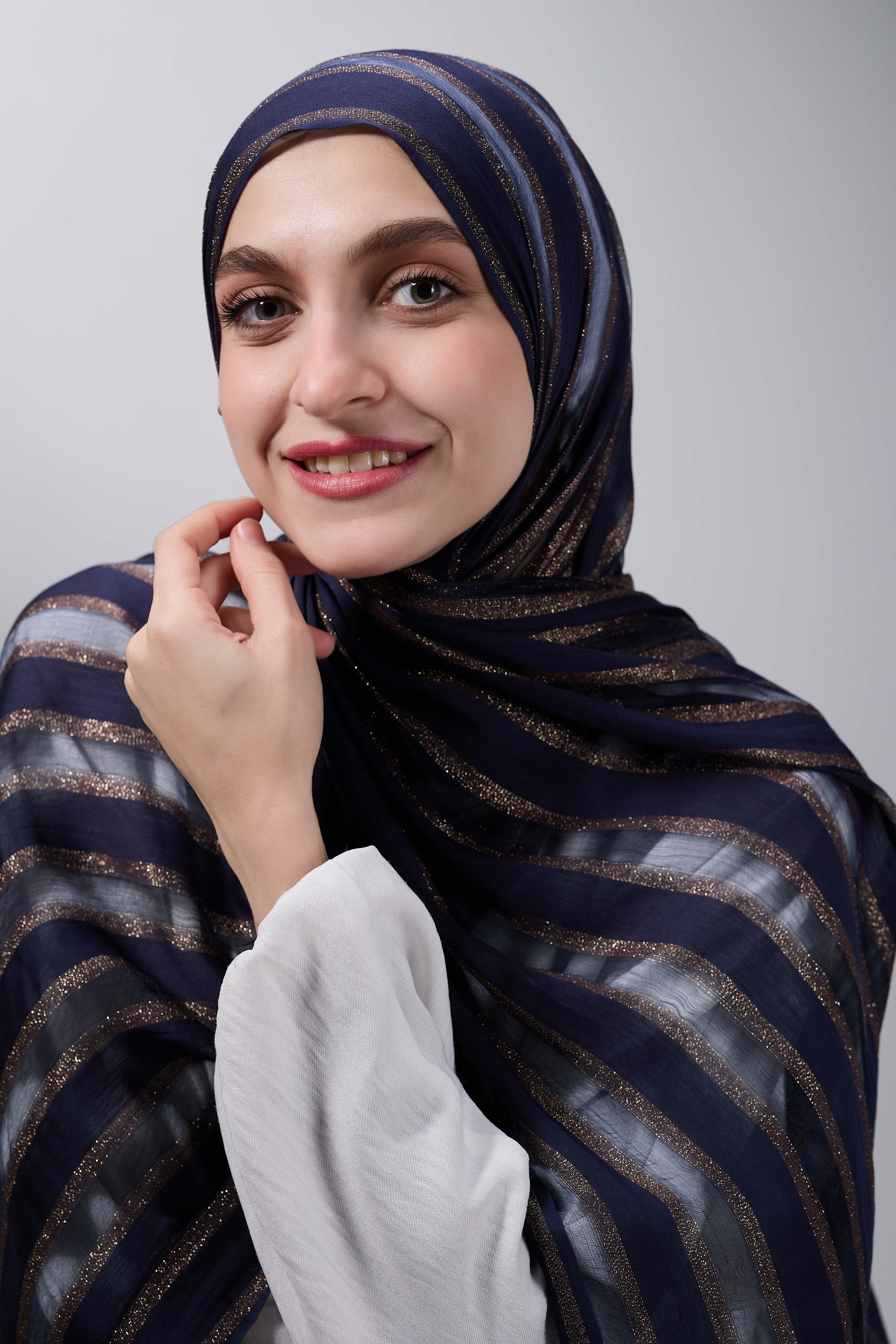 Jeans Gold Satin shash