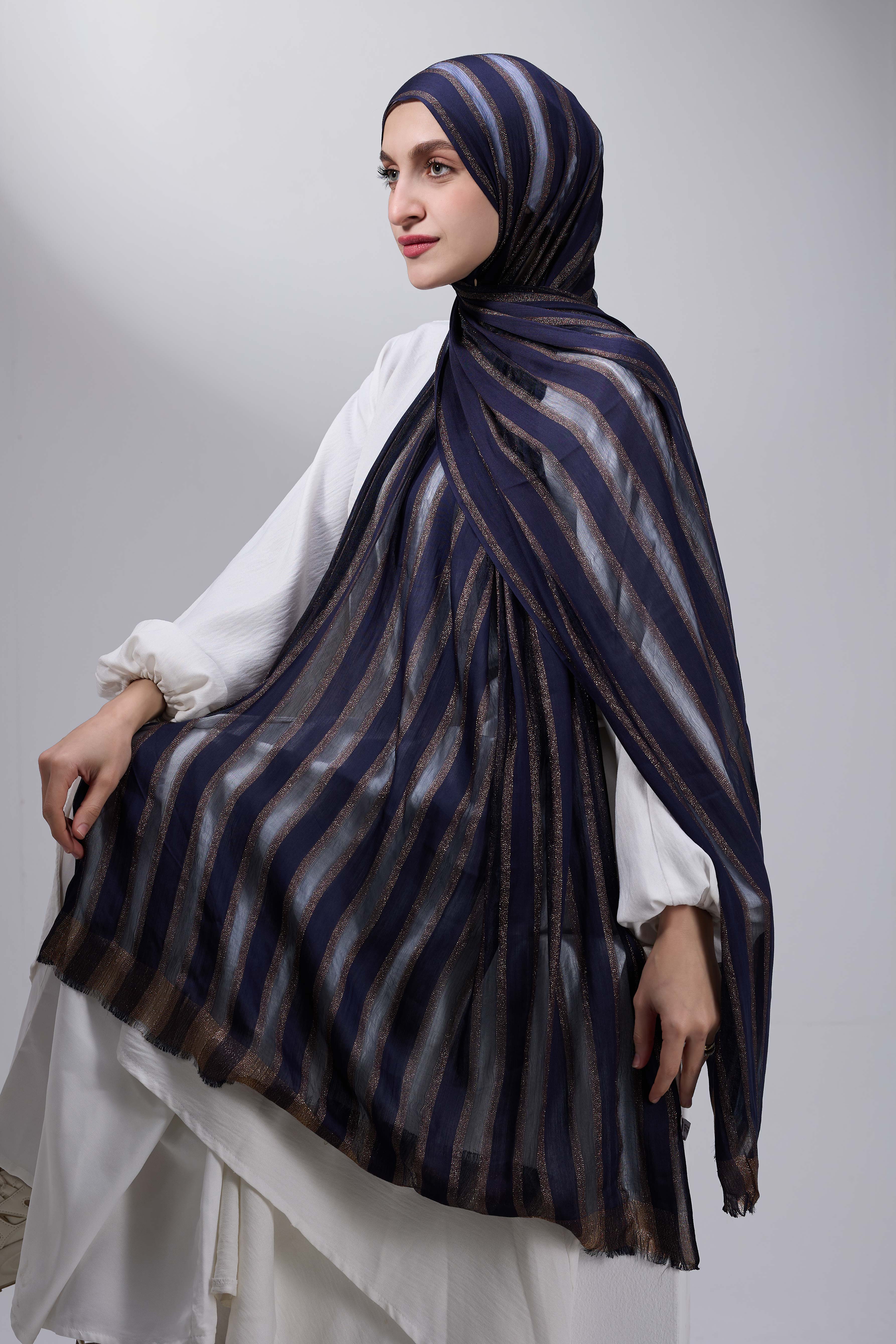 Jeans Gold Satin shash