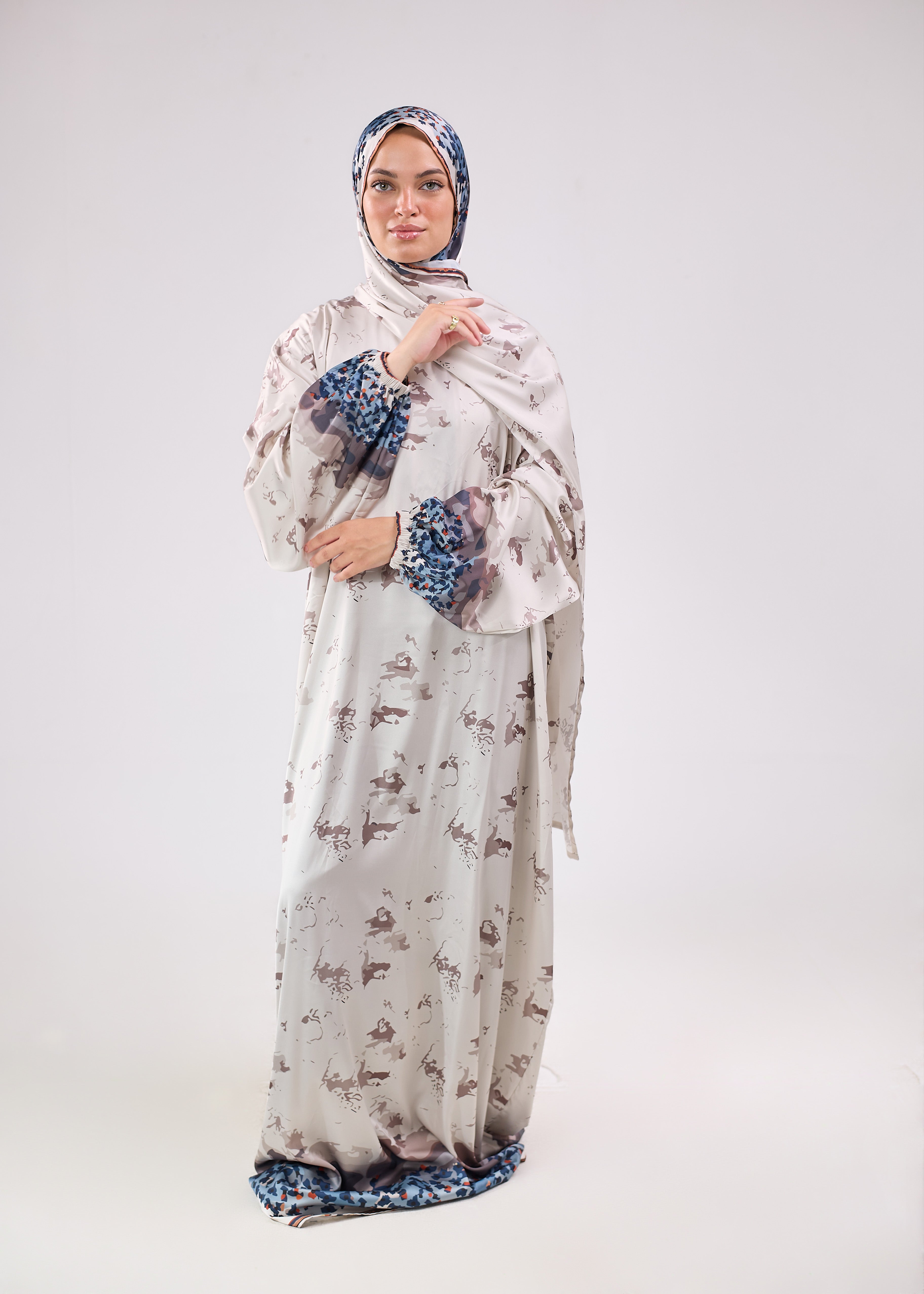 Durrah Printed Satin