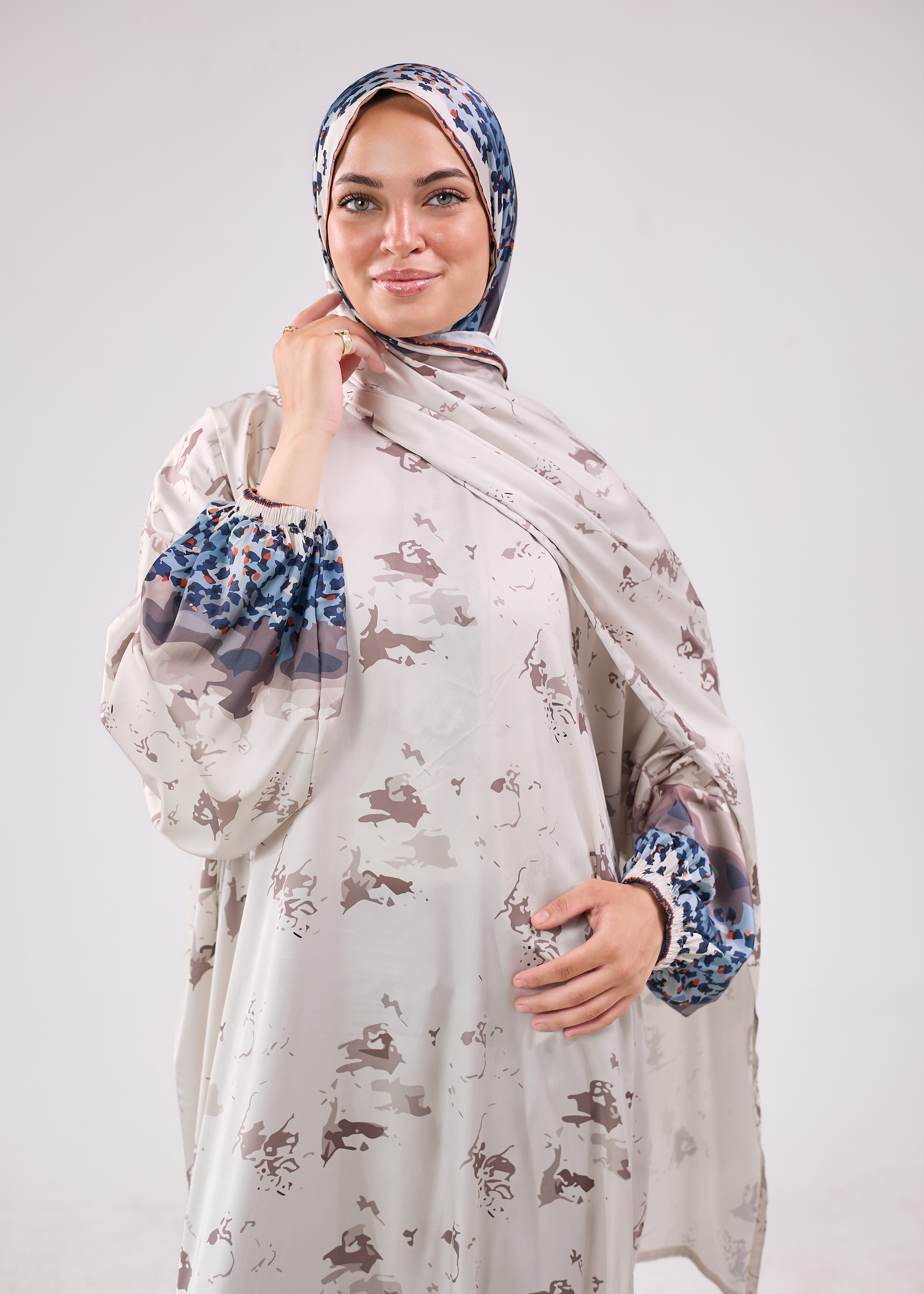 Durrah Printed Satin