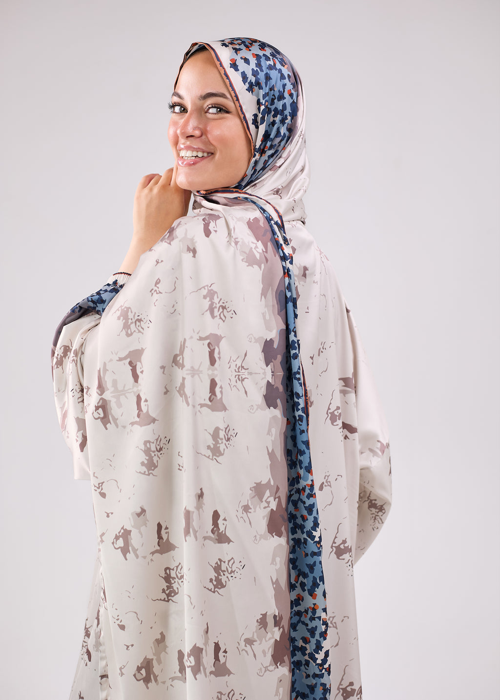 Durrah Printed Satin