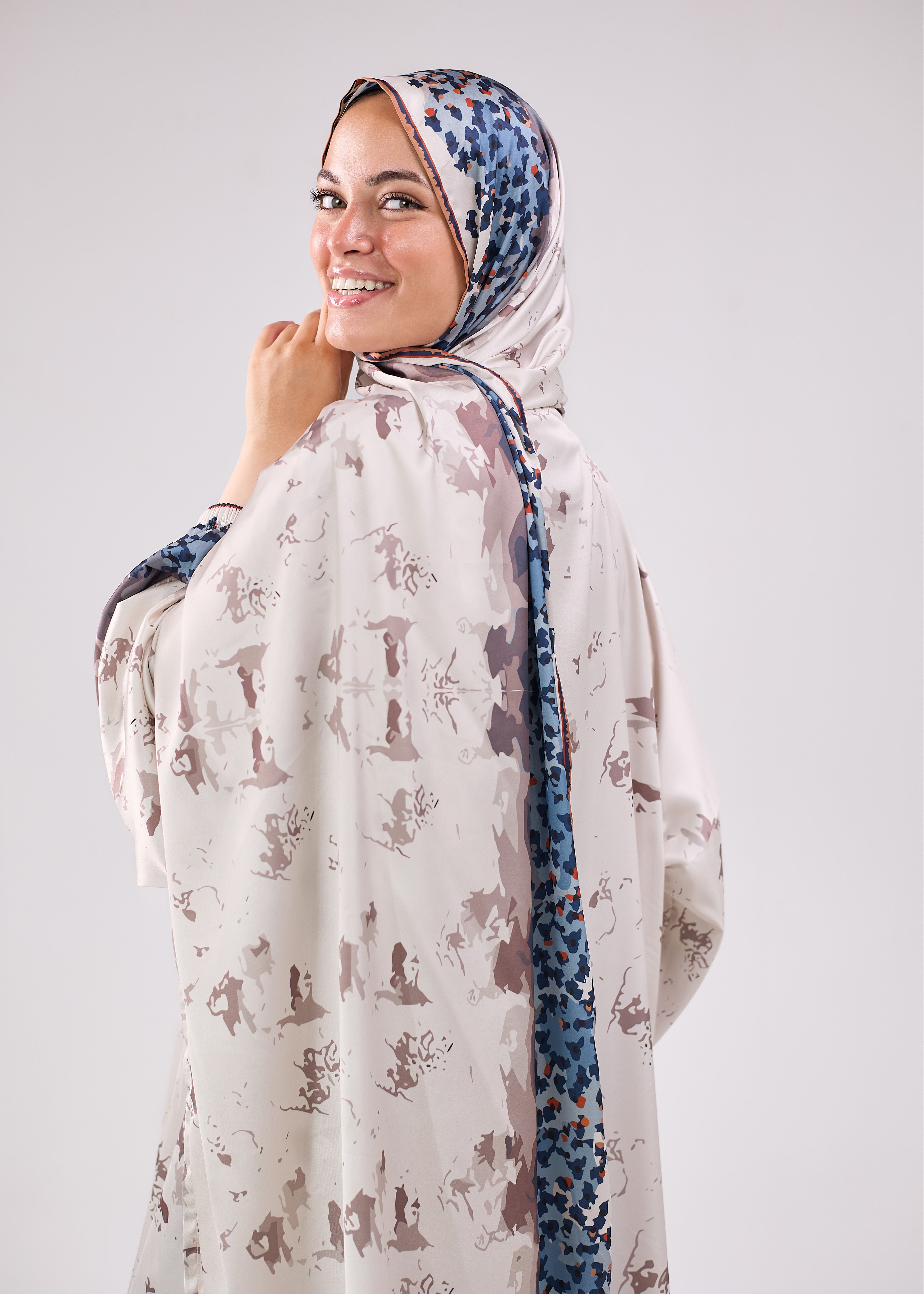 Durrah Printed Satin