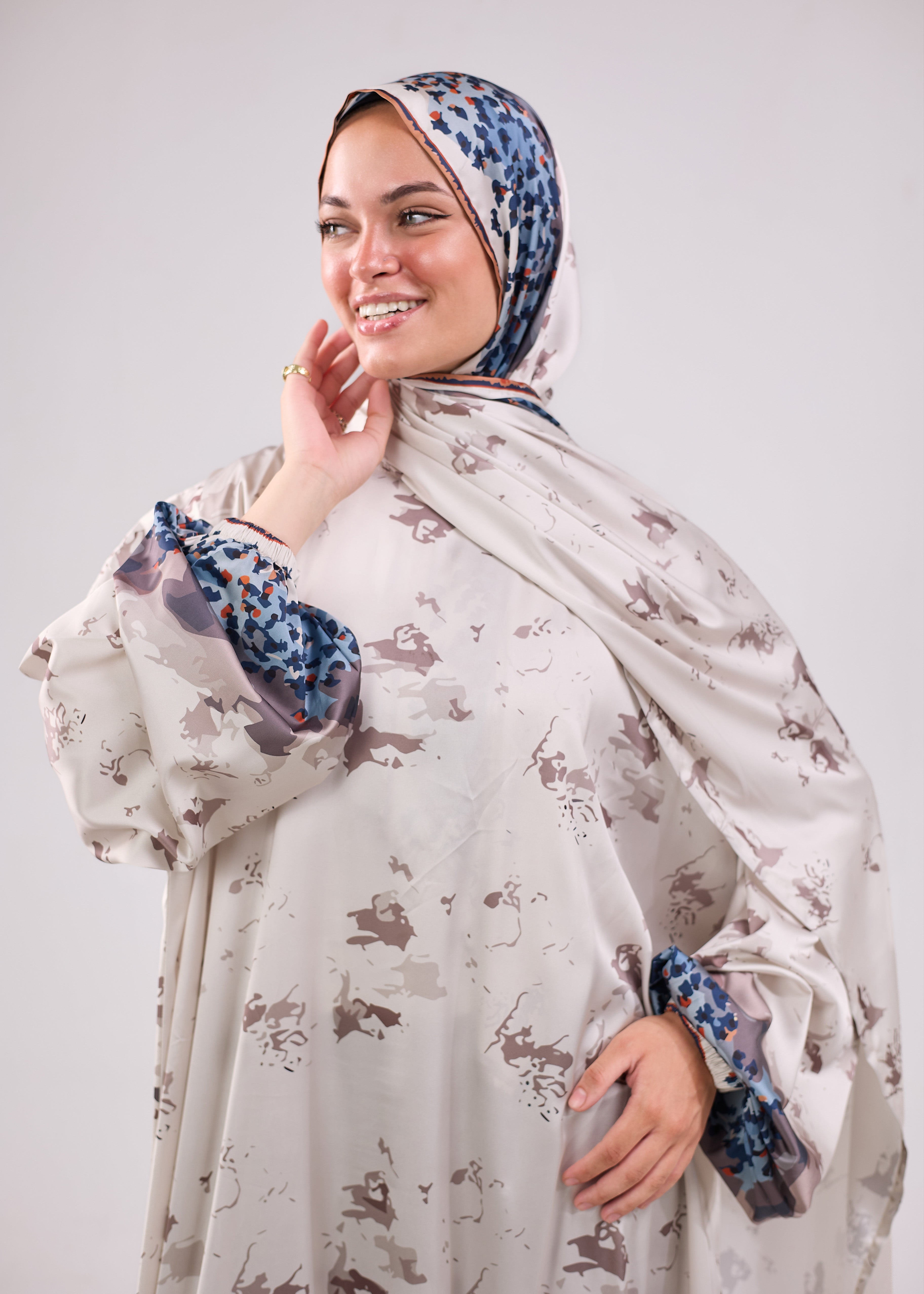 Durrah Printed Satin